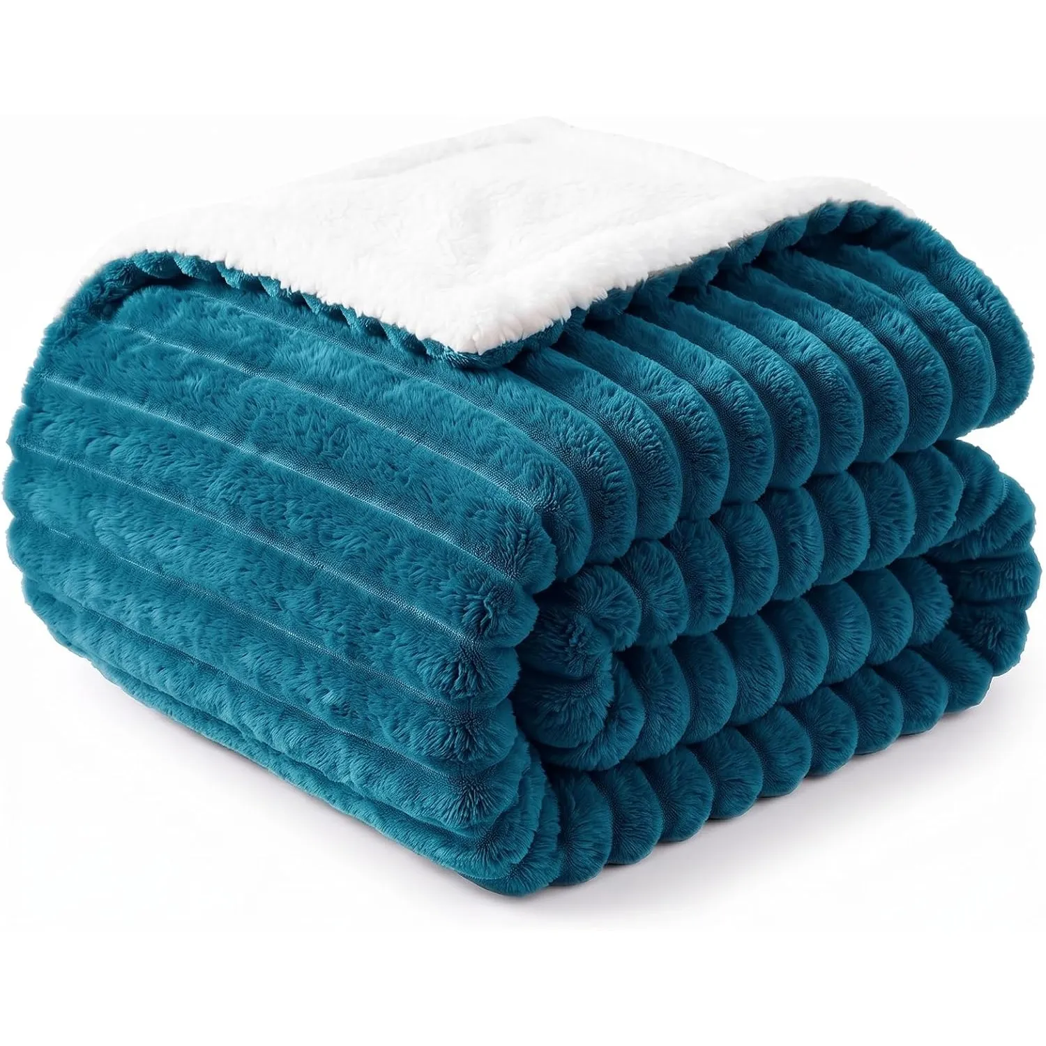 WAVVE Kuscheldecke Flauschig Decke Türkis 220x240