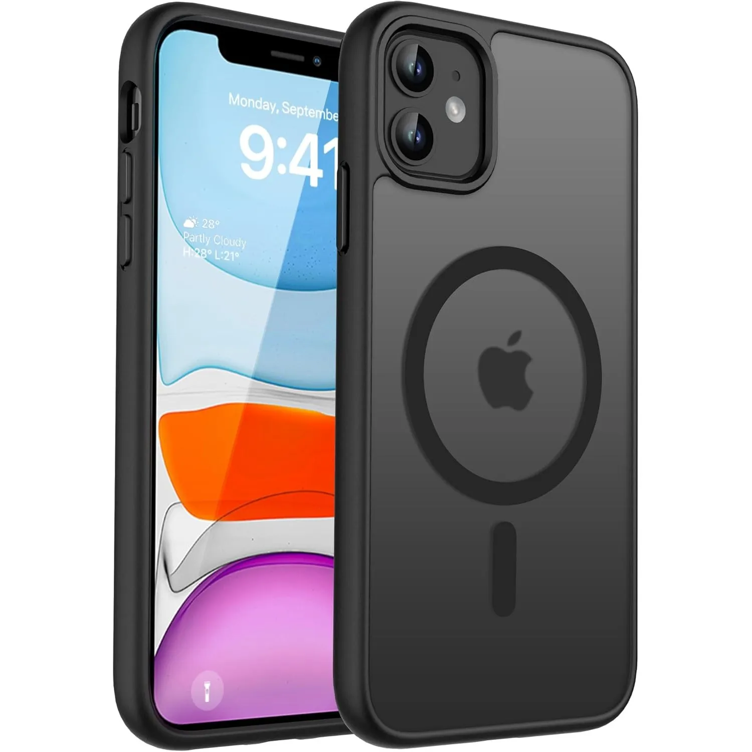 CACOE für iPhone 11 Hülle mit Militärschutz für MagSafe Handyhülle