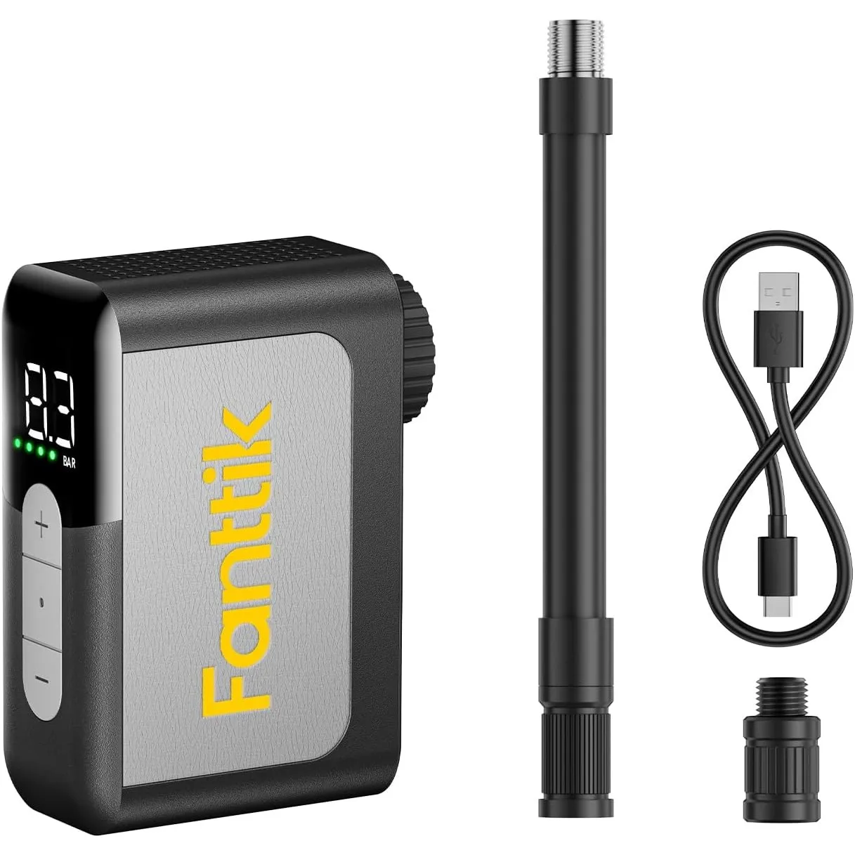 Fanttik X10 Ace Mini akku Fahrradpumpe, Elektrische Fahrradluftpumpe