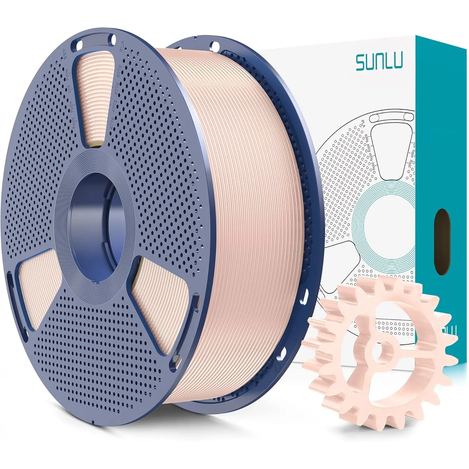SUNLU PLA+2.0 Filament 1.75mm, Upgrade PLA Plus 3D Drucker Filament, Stärker und robuster, High Speed PLA+ Filament, Ma…