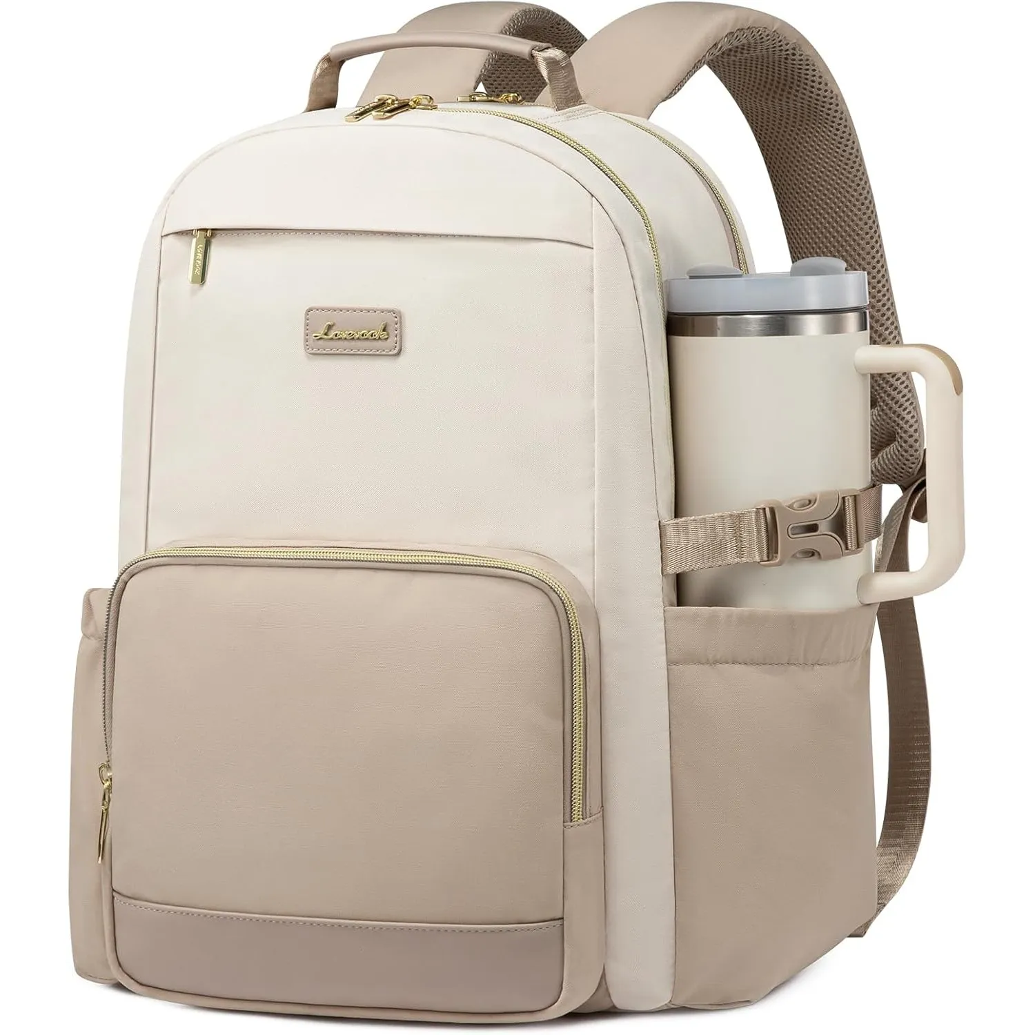 LOVEVOOK Rucksack Damen,18 Zoll Laptop Schulrucksack Teenager mit großem Fach für Trinkflaschen,Travel Backpack Women E…