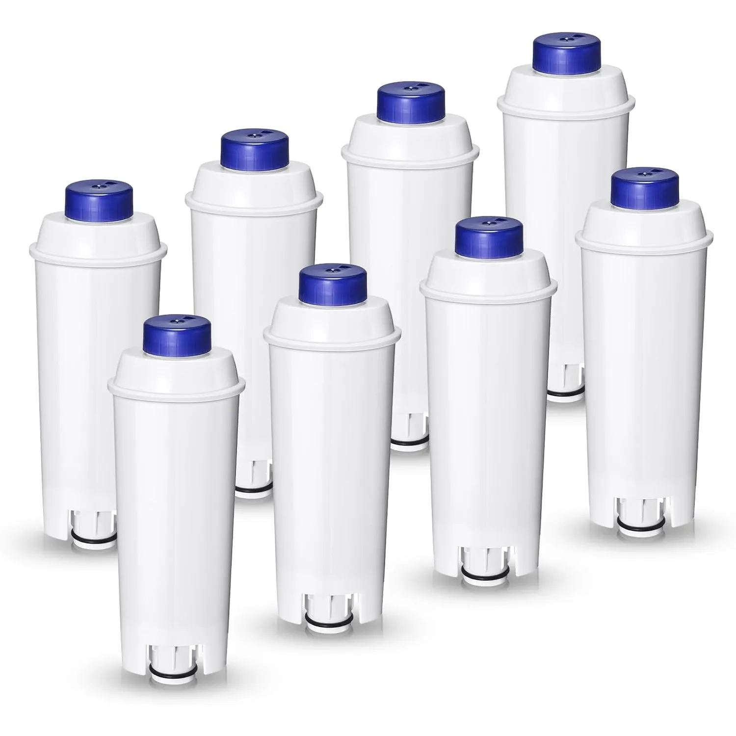 Mutital 8er-Pack Kaffeevollautomat Wasserfilter Ersatz für Delonghi