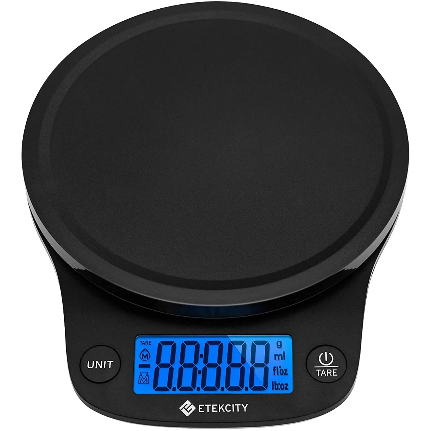 Etekcity Küchenwaage, digital 0,1g genau, 5kg Waage, Großes LCD-Display, Präzisionswaage mit Tare-Funktion, Waage Küche…