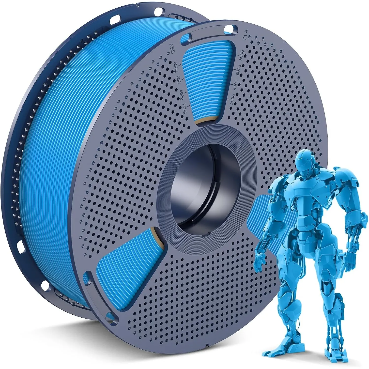 SUNLU PLA Cyan Filament 1.75mm, 3D Drucker Filament Cyan PLA 1KG