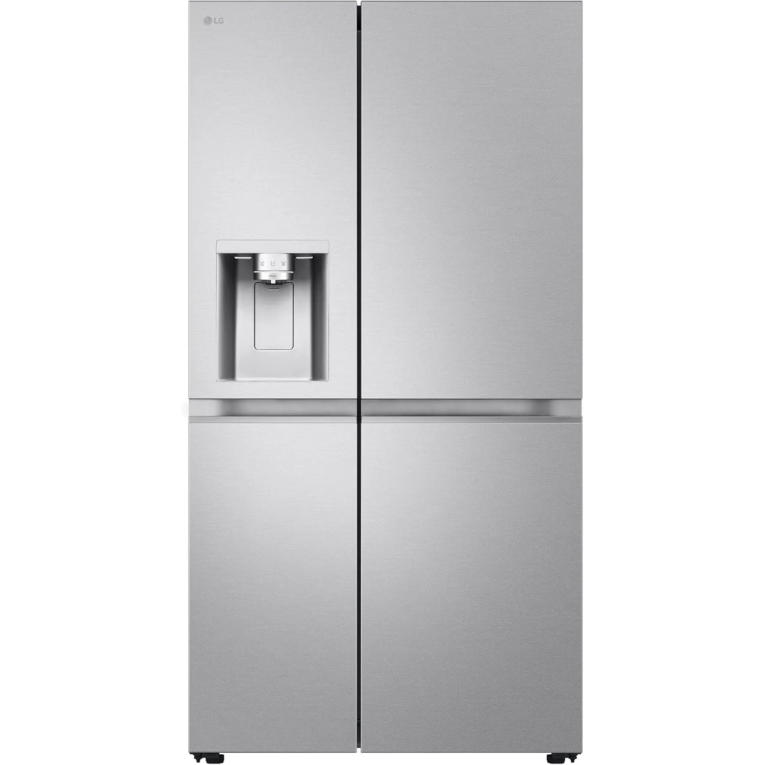 LG GSLE91MBAB Side-by-Side Kühlschrank mit Gefrierfach (623 L, Energieklasse B) mit Eis- und Wasserspender, UVNano, Mul…