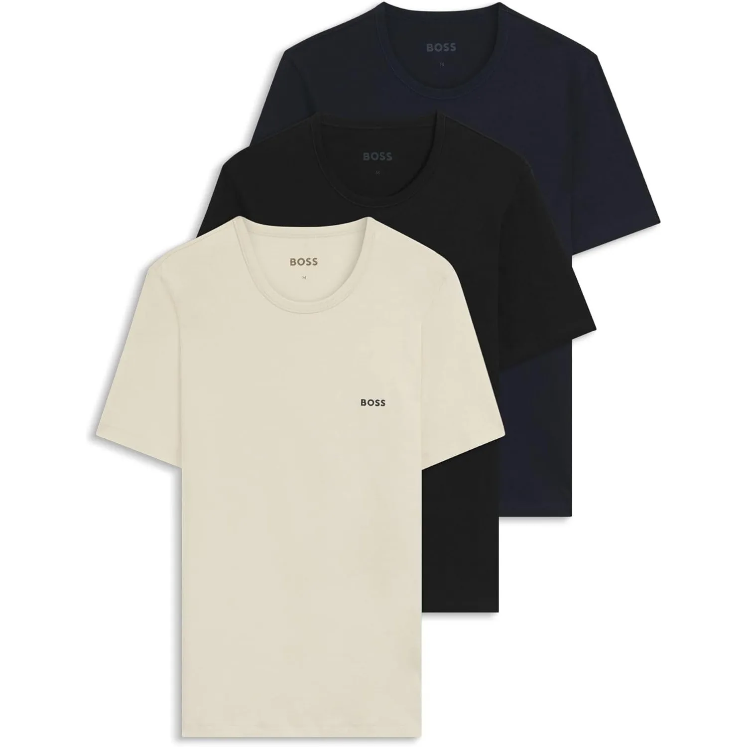BOSS Herren T-shirt Rn 3p Co T-Shirt