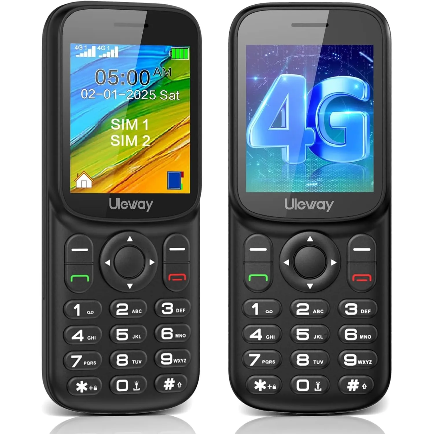4G LTE Telefon Mini Tastenhandy Ohne Vertrag Tastentelefon Einfach Mobiltelefon 1.7 Zoll Farbdisplay Bluetooth 1000mAh …