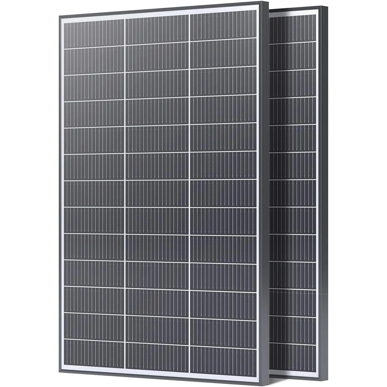 200W(2X100W) N-Type 16BB Solarpanel, Callsun 2PCS 100W Monokristalline Solarmodule, Ideal für 12V Batterie,Wohnmobil, G…