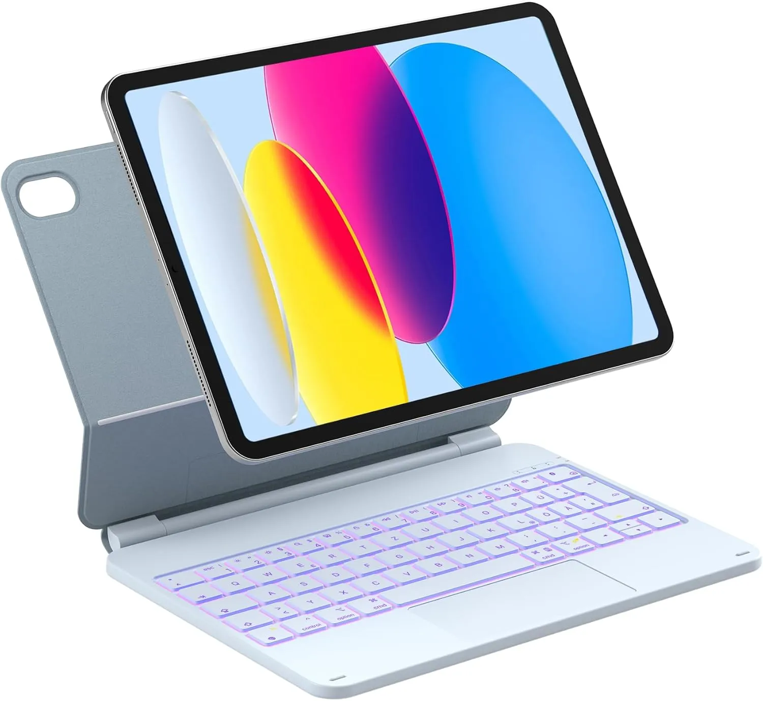 Inateck NeoMagic Magnetische Tastatur Hülle für iPad 10 Generation 10,9 Zoll,11 Generation 2025 A16 11 Zoll,Tastatur mi…