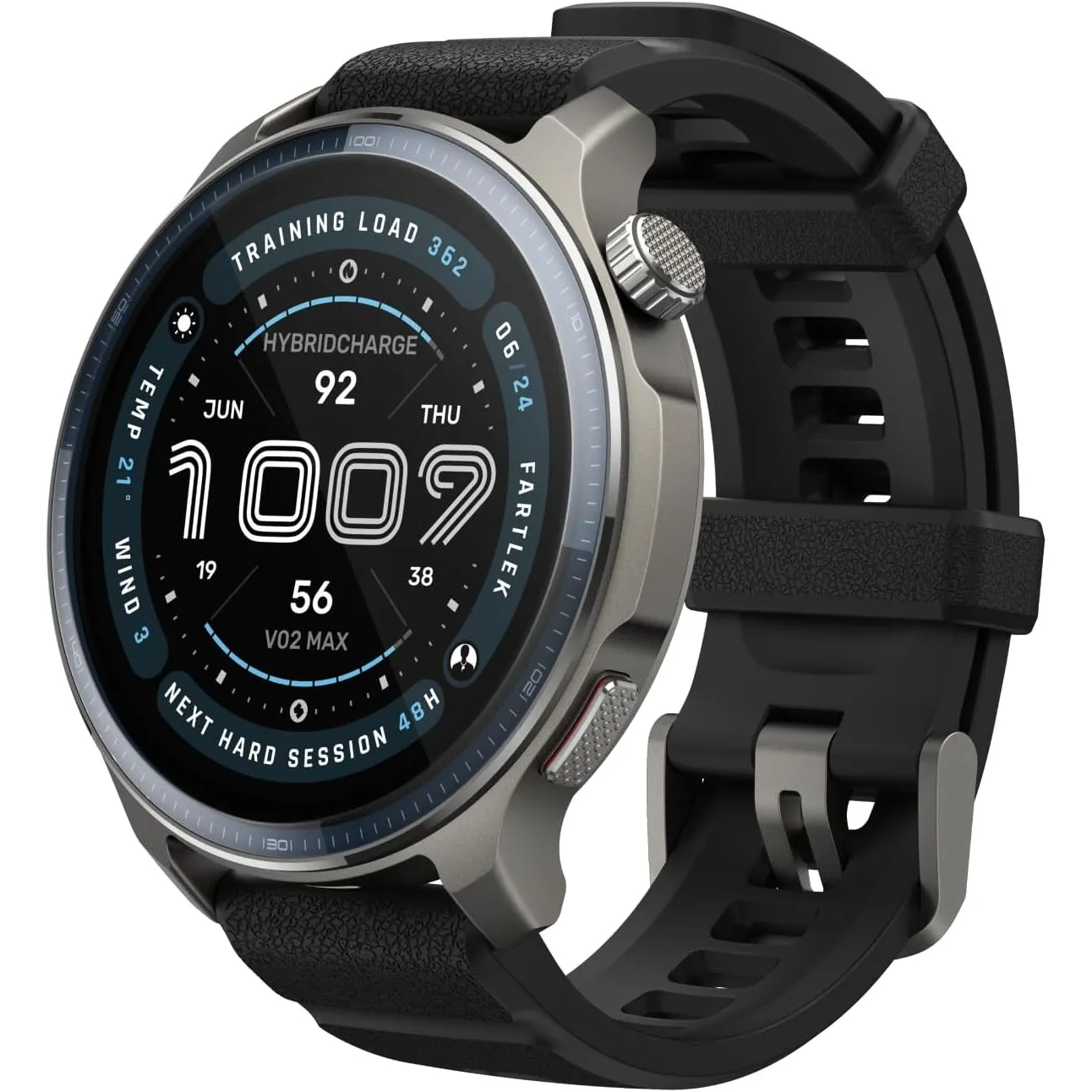 Amazfit Balance 2 Smartwatch 47mm 1.5'' AMOLED Sapphire Glass, Offline-Karten, Dualband-GPS, 21 Tage Akkulaufzeit, 180+…