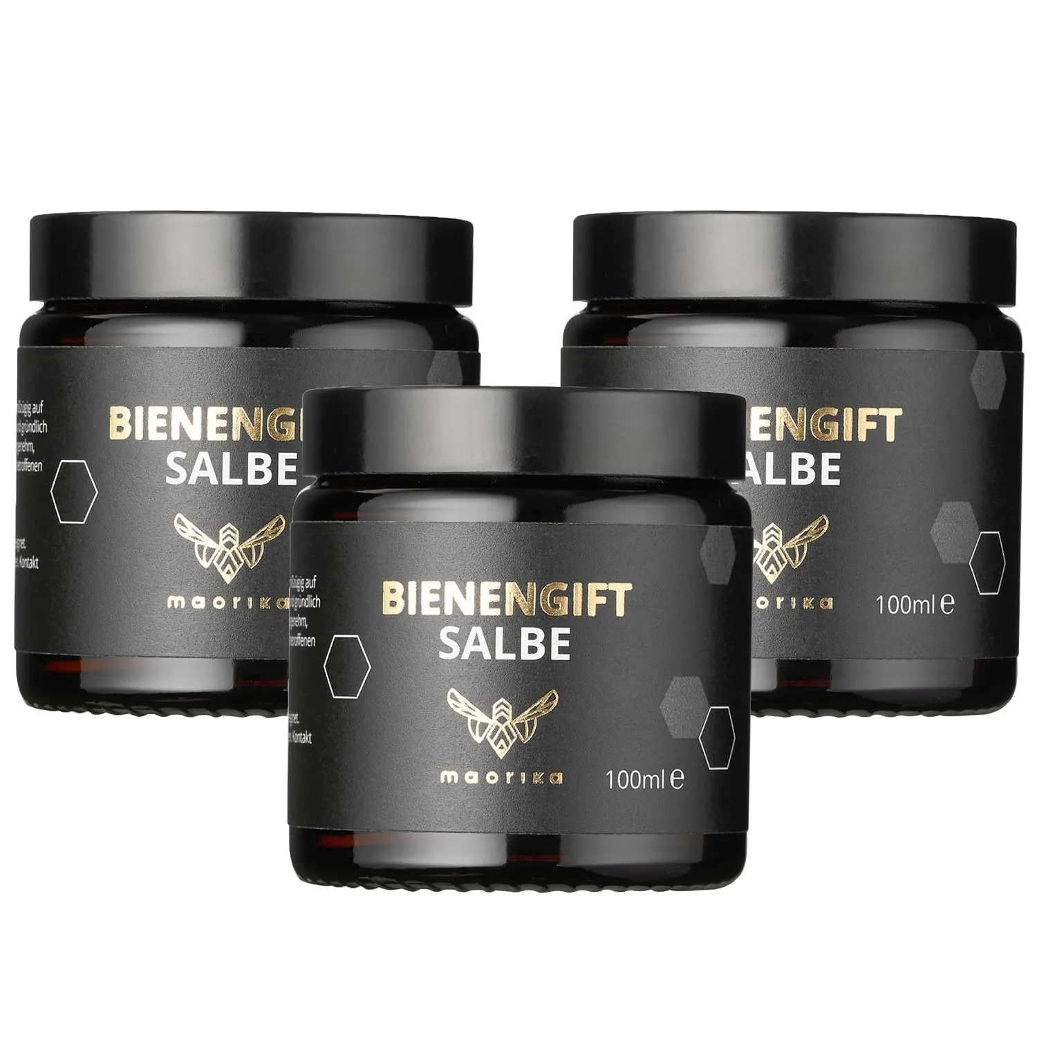 maorika Bienengiftsalbe mit Manukaöl (Kühlend & beruhigend) - Bienengiftcreme hochdosiert mit u.a. Shea Butter, Eukalyp…