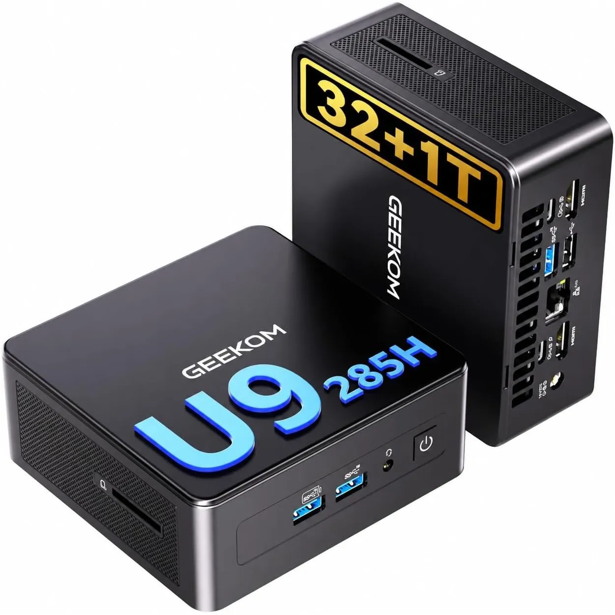 GEEKOM Mini PC IT15, Intel Core Ultra 9 285H, 32GB DDR5 & 1TB SSD