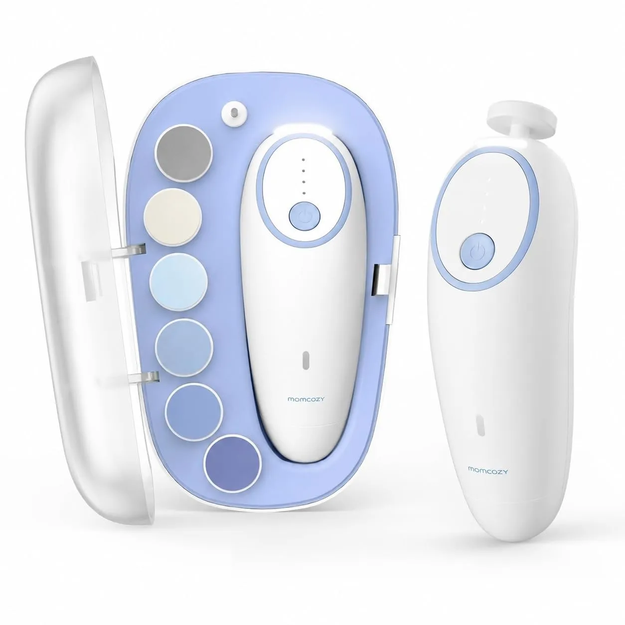 Momcozy Elektrische Nagelfeile Baby, Blau