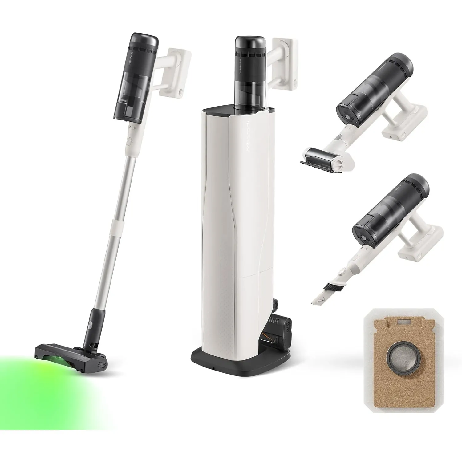 roborock H60 Hub Pro Akku Staubsauger mit Absaugstation, 170AW/80 Min Eco