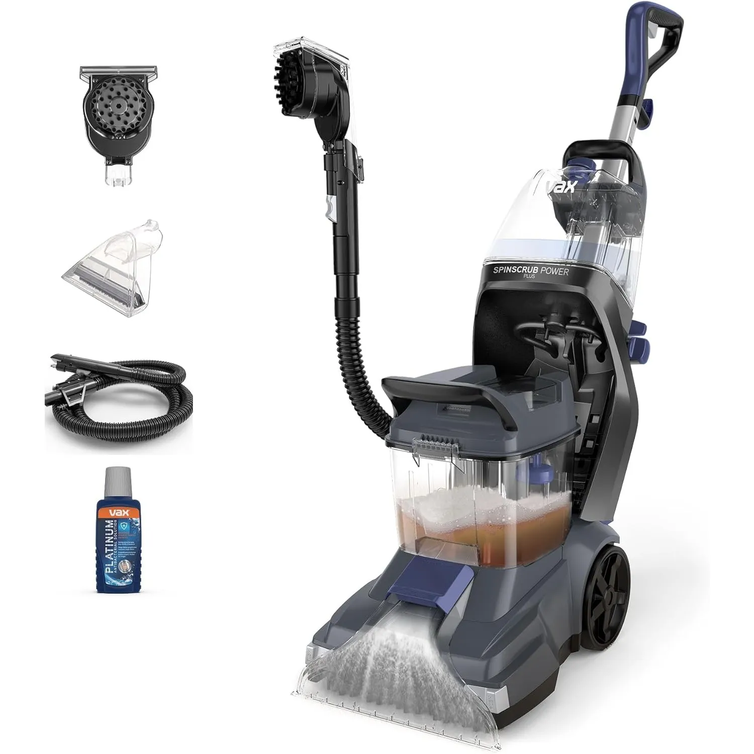 Vax SpinScrub Power Plus Polsterreiniger Gerät Teppichreiniger für Polster & Fleckenentfernung mit SpinScrub-Technologi…