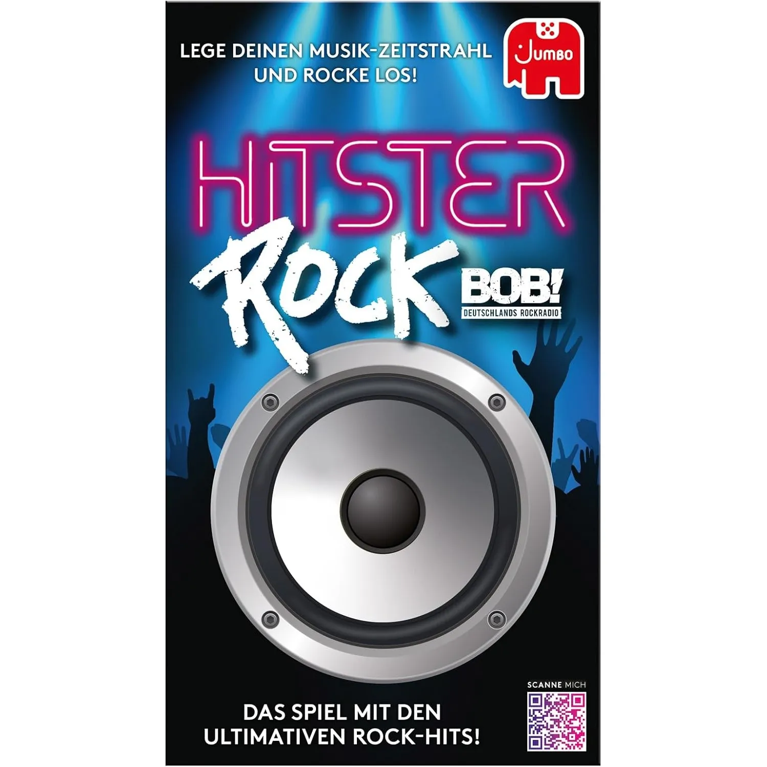 Hitster Rock, EIN Party- und Kartenspiel für Erwachsene und Familien