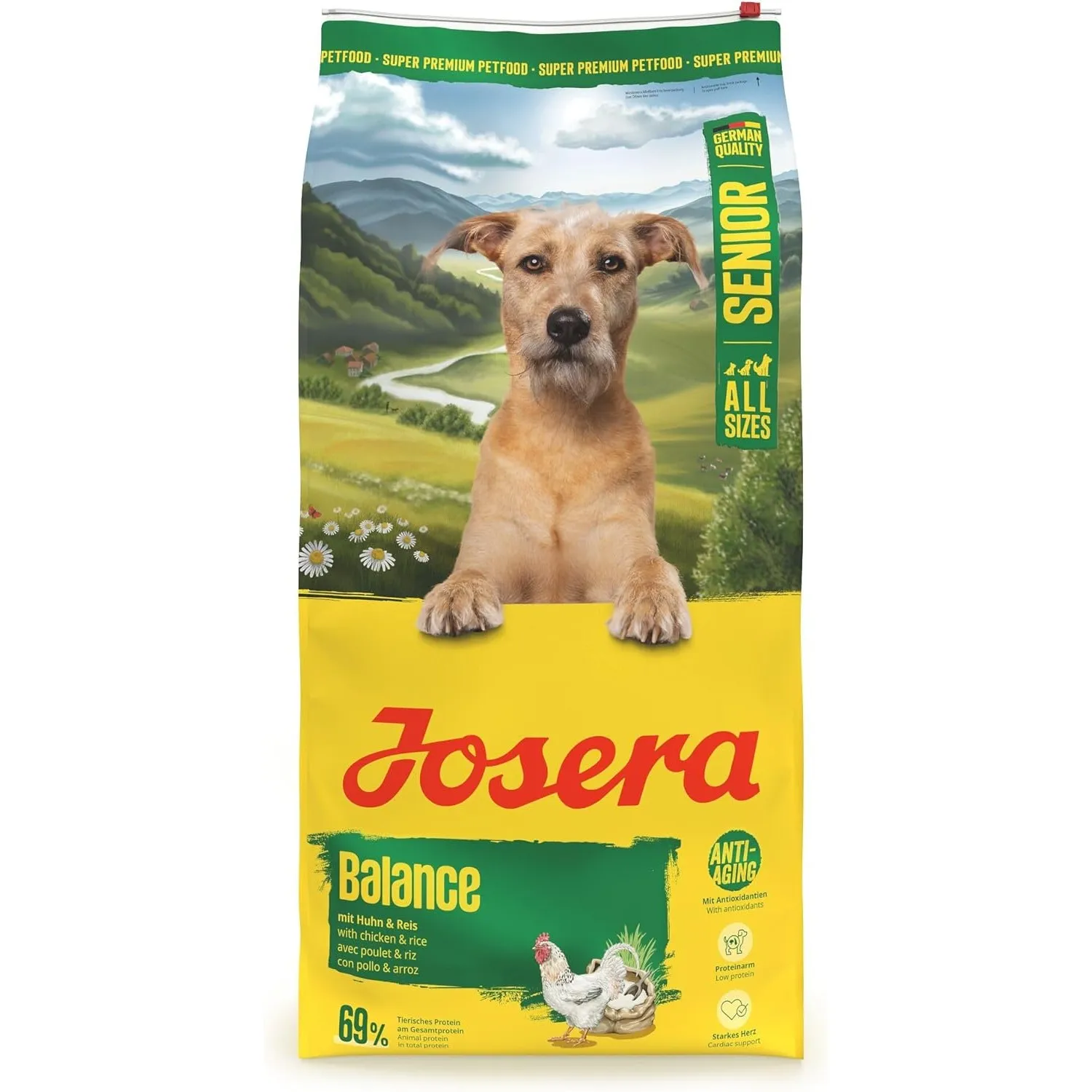 JOSERA Balance | 12,5 kg | Trockenfutter für ältere Erwachsene Hunde