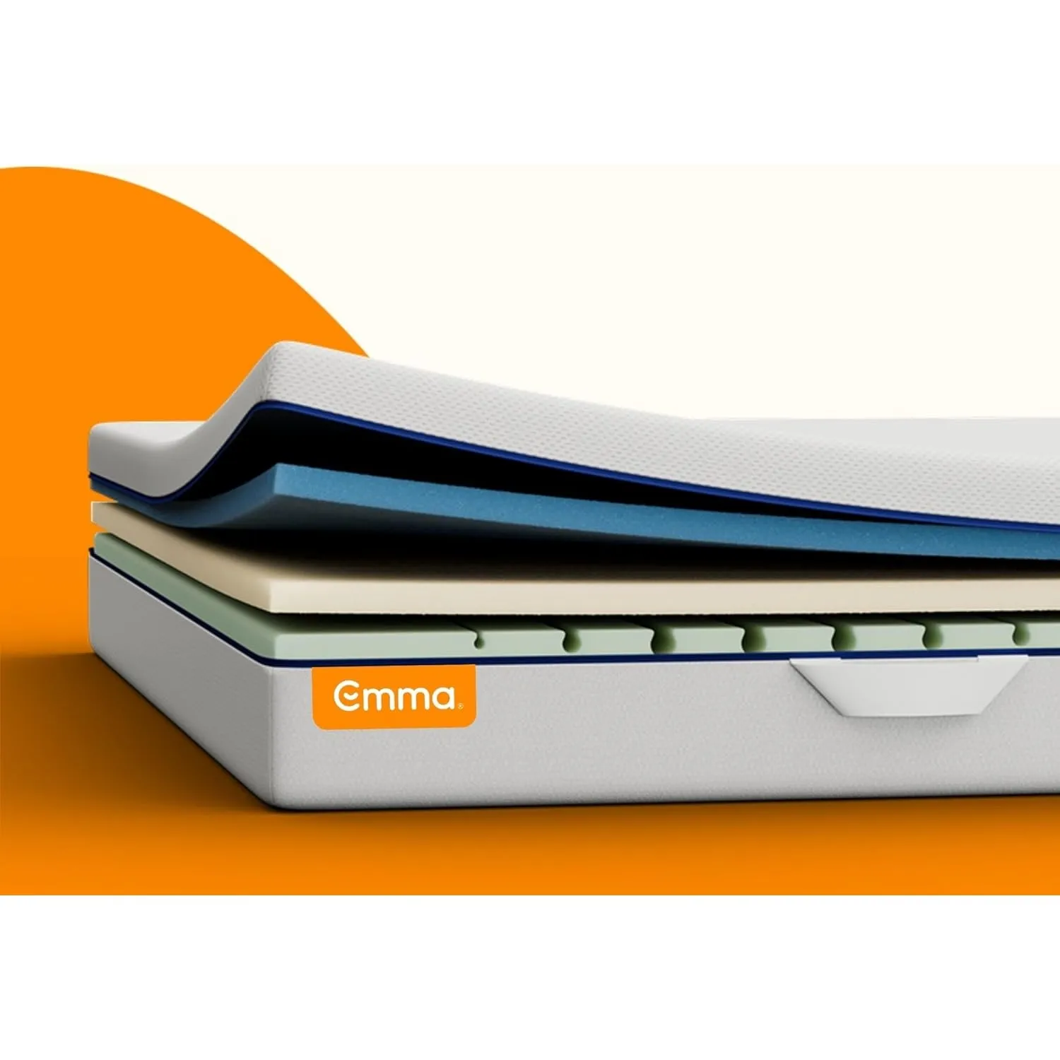 Emma One+ Matratze 90x200 H3 Hart – Kühlende & atmungsaktive 3-Zonen-Schaummatratze – Ergonomisch, Klimaregulierend & W…