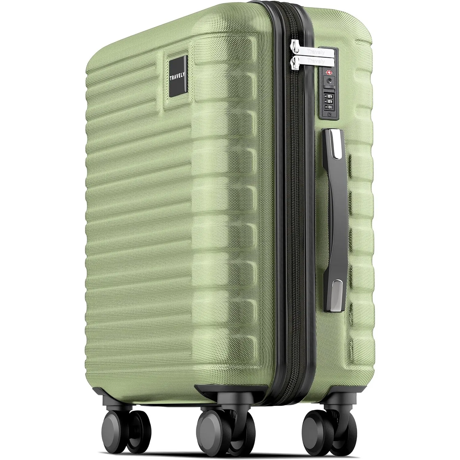 Travely Premium Handgepäck Koffer 55x35x25cm - passend für Air France, KLM und co. I 36L Handgepäck Koffer mit sanften …