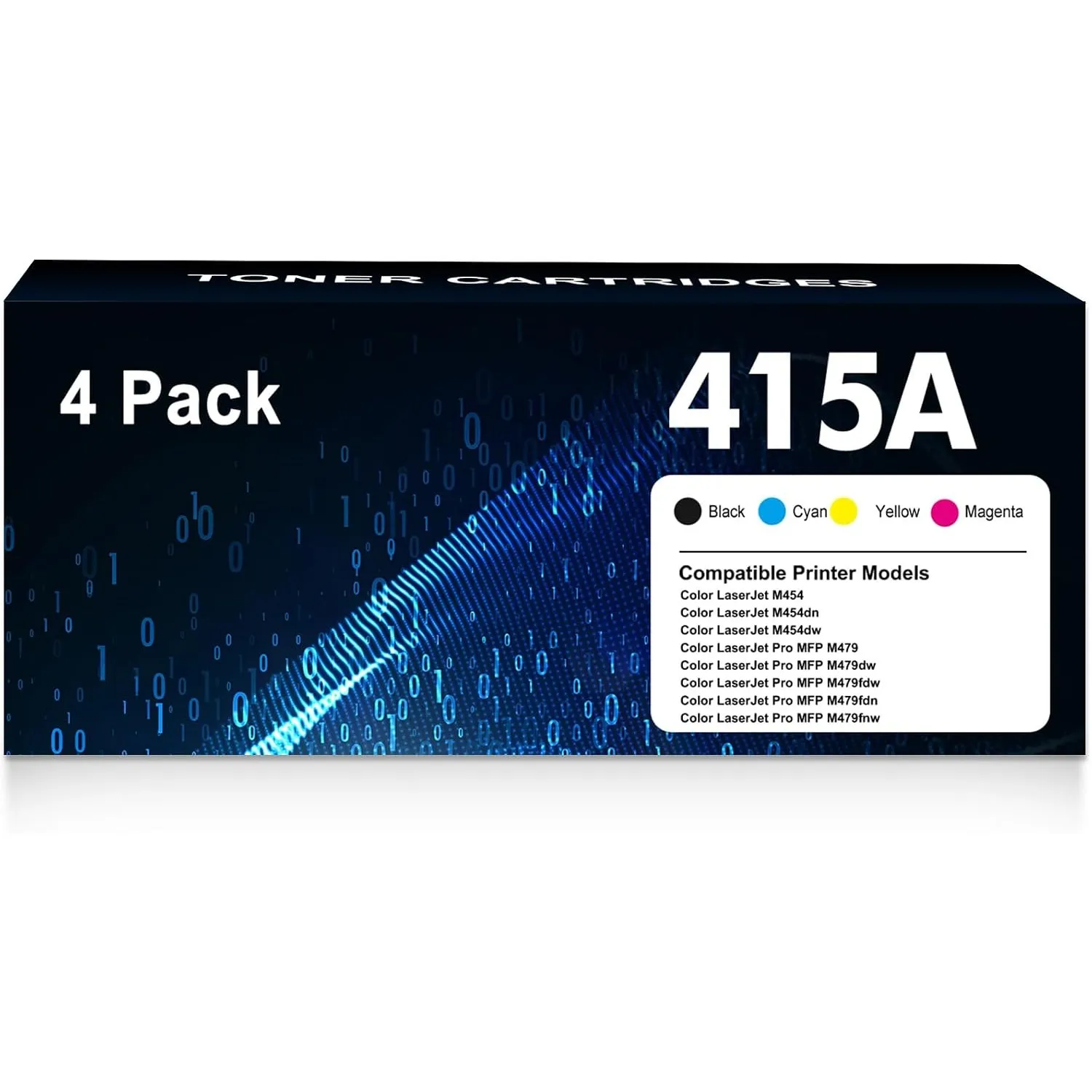 415A 415X Toner Set Kompatibel für HP 415A 415X Multipack für HP Color LaserJet Pro MFP M479dw Toner M479fdw M479fnw M4…