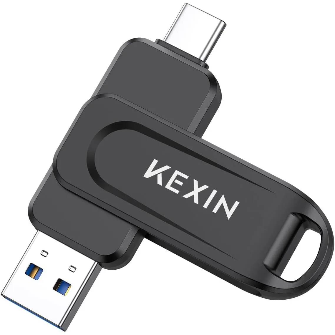 KEXIN USB C Stick 128GB USB 3.0 OTG, bis zu 110 MB/s, Dual-USB Type-C & USB-A Anschlüsse, Speicherstick für Handy, iPho…