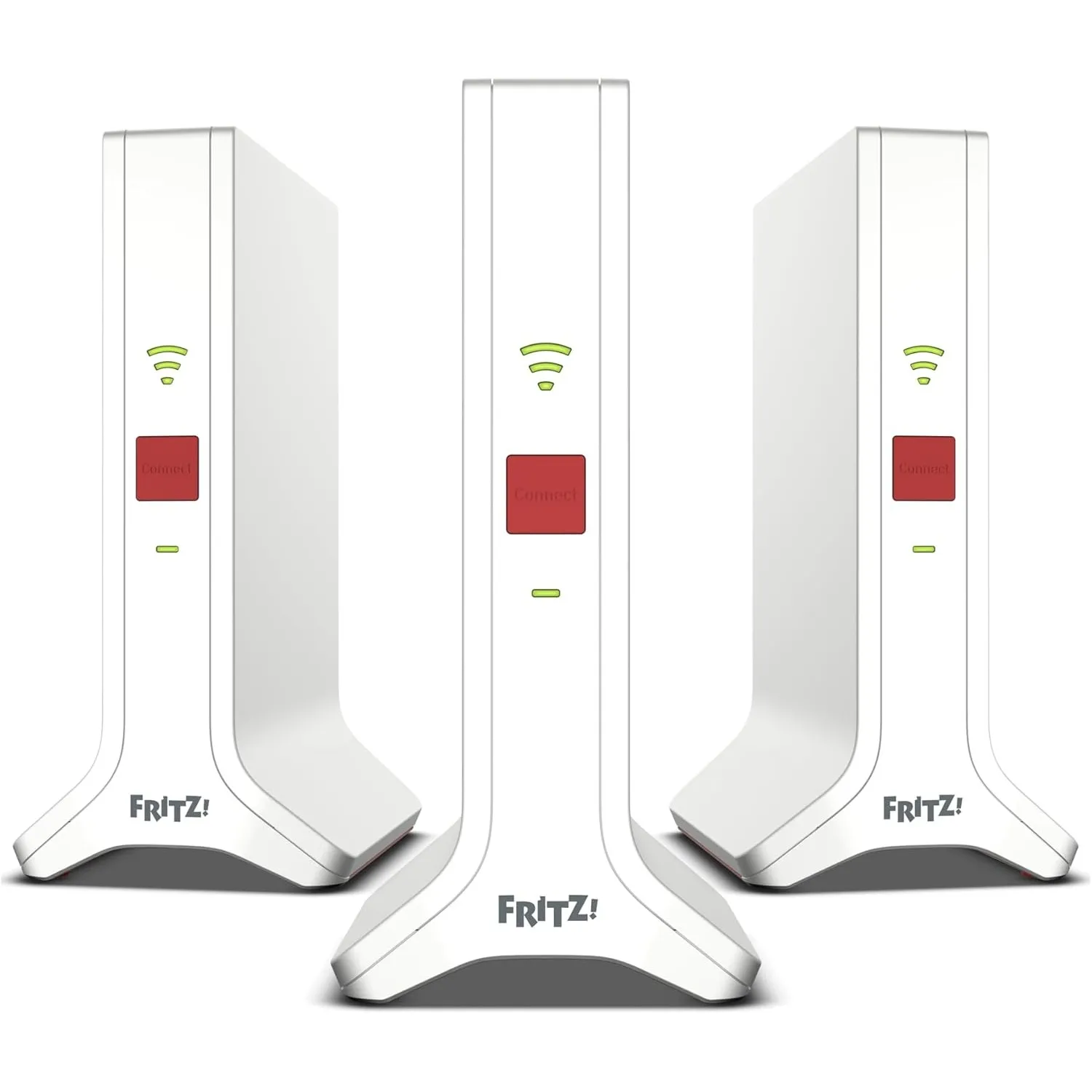 Fritz!Mesh Set 4200 3er-Set (3X Fritz!Repeater, ideal für Internetrouter oder Glasfasermodem (ONT), WLAN-Abdeckung für …