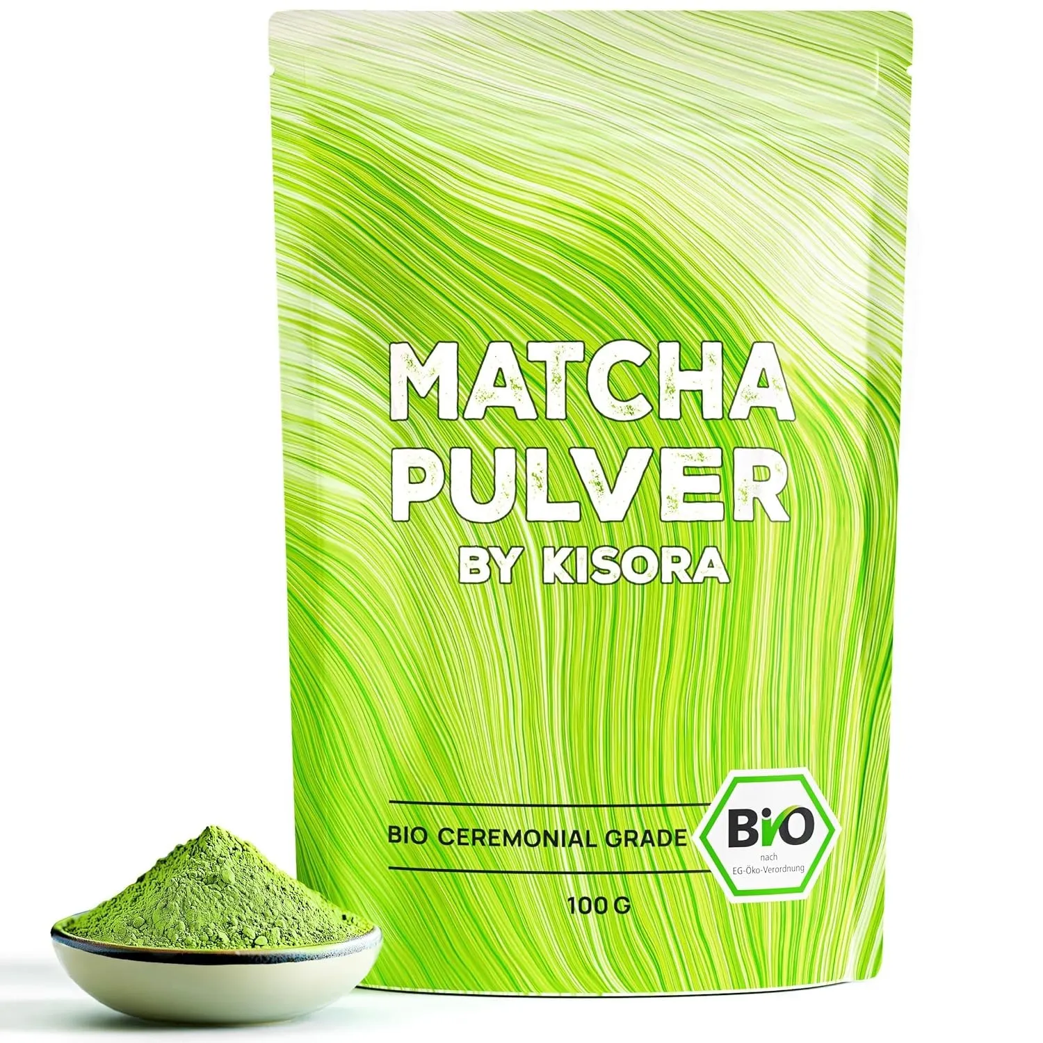 Ceremonial Matcha BIO Qualität 100g Grüntee 100% Organic Grüntee Matcha Pulver