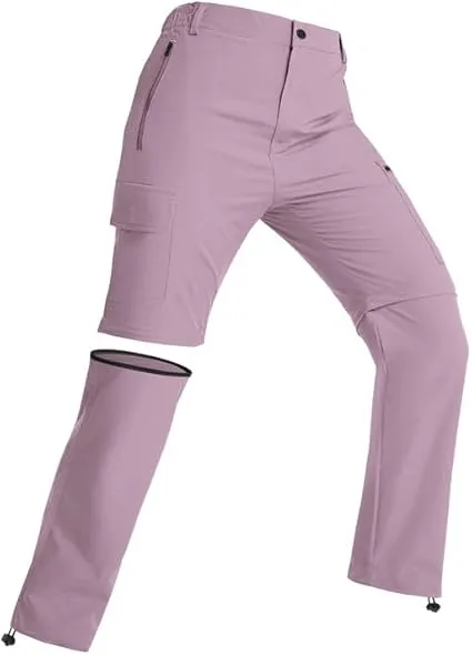 Women's hiking trousers, zip-off trekking trousers, breathable hiking trousers, women's quick trekking trousers, remova…