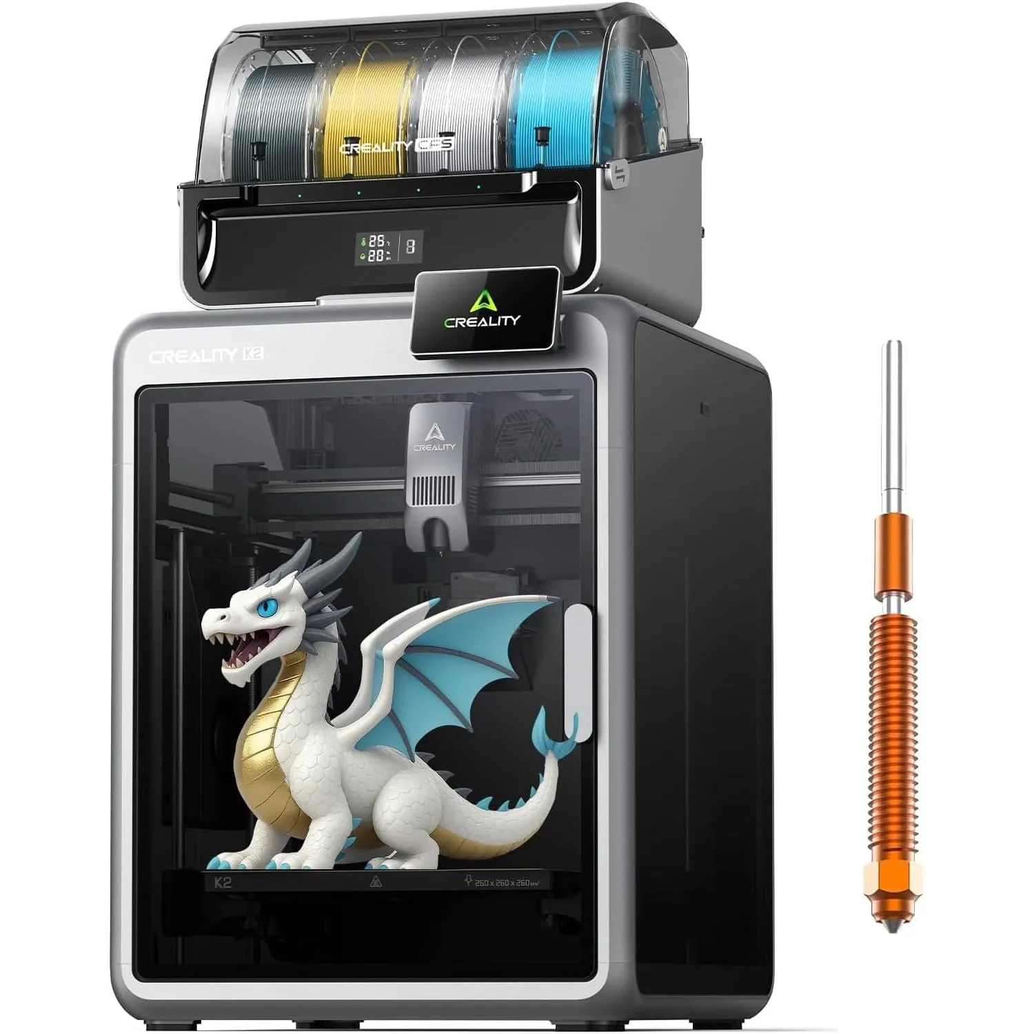 Creality K2 Combo (A) 3D-Drucker mit CFS | Multicolor-Druck