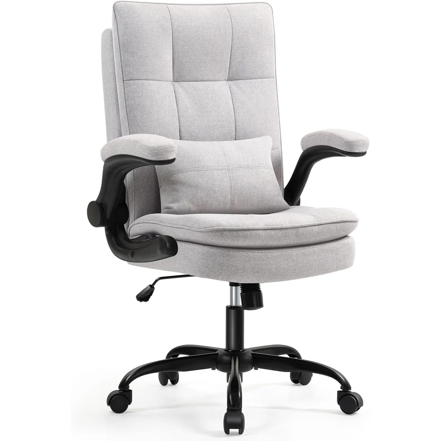 Bürostuhl Ergonomisch [TESTSIEGER] Schreibtischstuhl, Grau