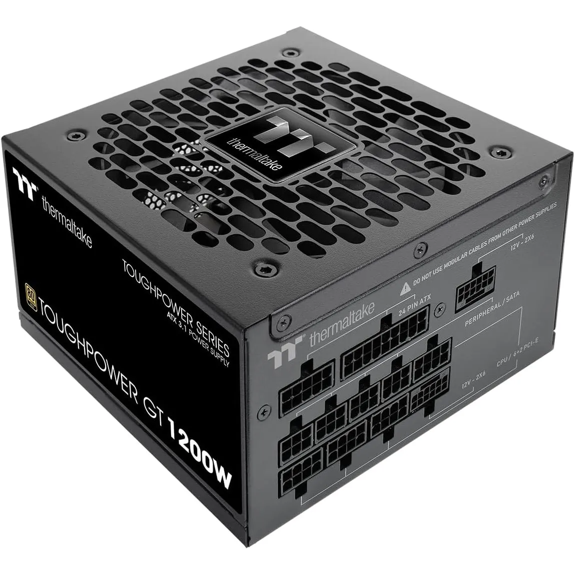 Thermaltake Toughpower GT 1200W | ATX 3.1 | 80 Plus Gold | vollmodular | PCIe 5.1 12V-2x6 (12+4) | Smart Zero Fan sehr …