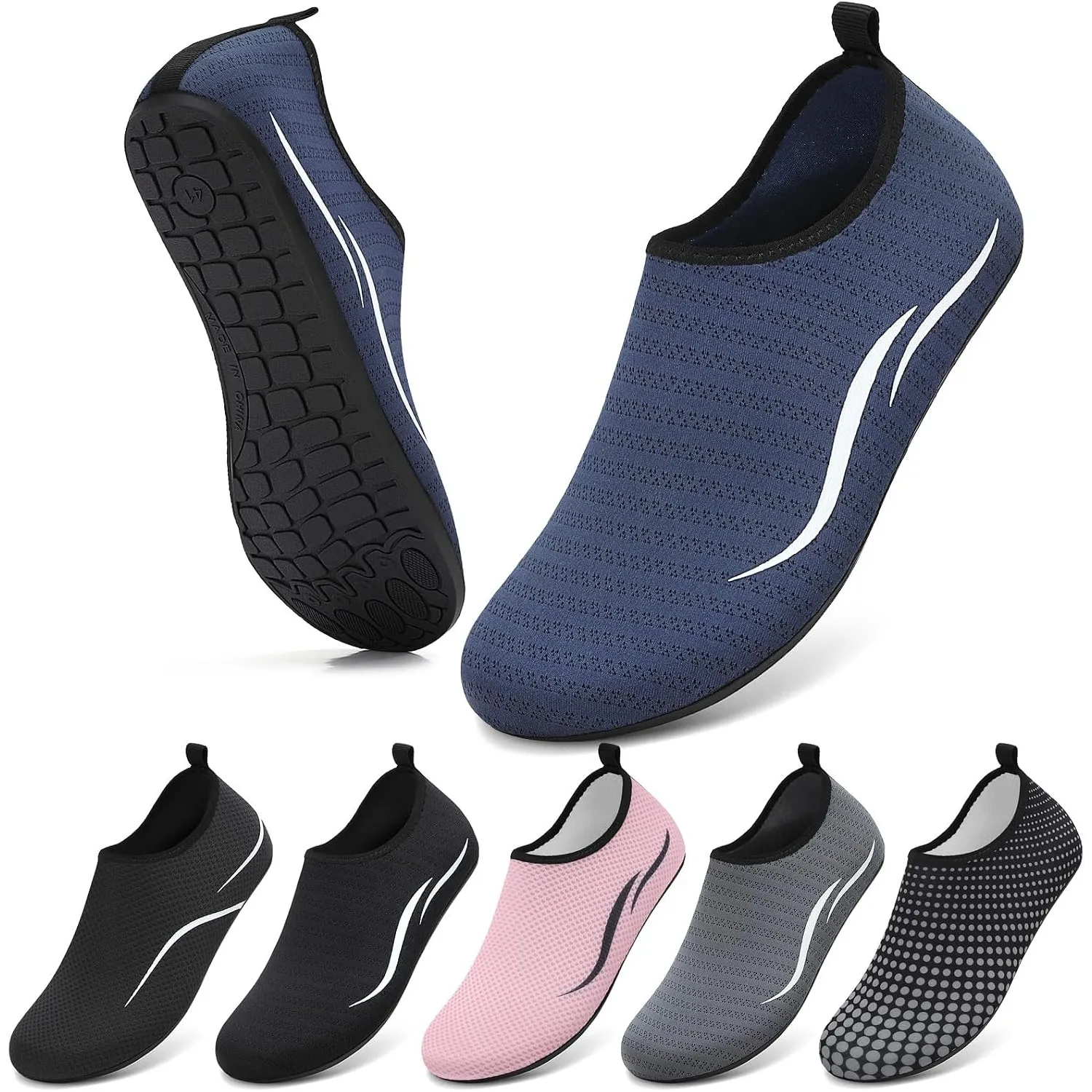 Wasserschuhe Herren Badeschuhe Damen Strandschuhe Schwimmschuhe Aquaschuhe | Breathable Schnelltrockend Schuhe urlaub m…