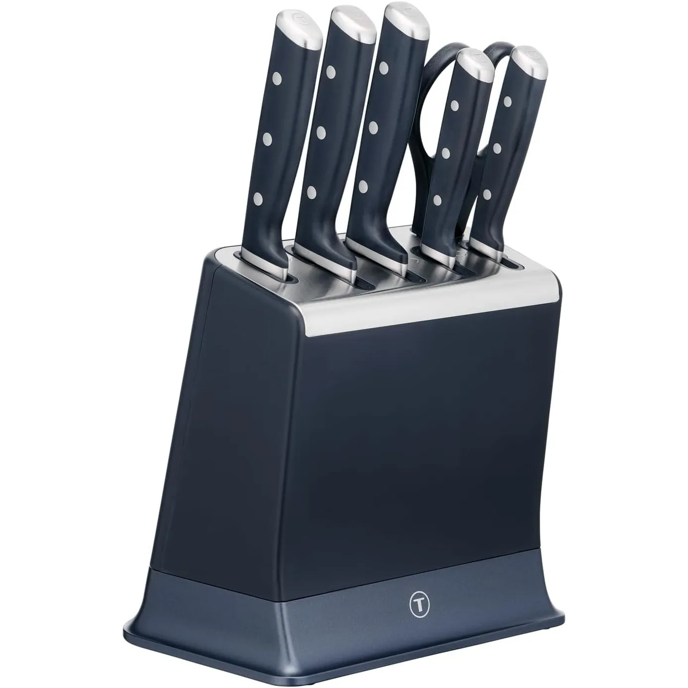 Tefal EverSharp Pro 6-teiliger Messerblock, patentierte Schärftechnologie, selbstschärfend, Verriegelungssystem, deutsc…