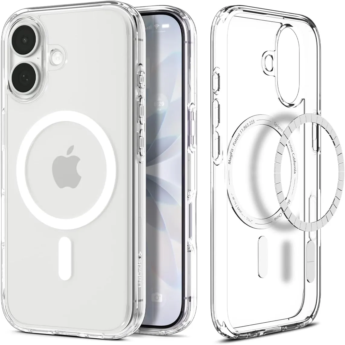 Spigen iPhone 17 Case [Spigen Signature] Ultra Hybrid MagFit [Dura Clear Tech] Case Mobile Phone Case Transparent Compa…