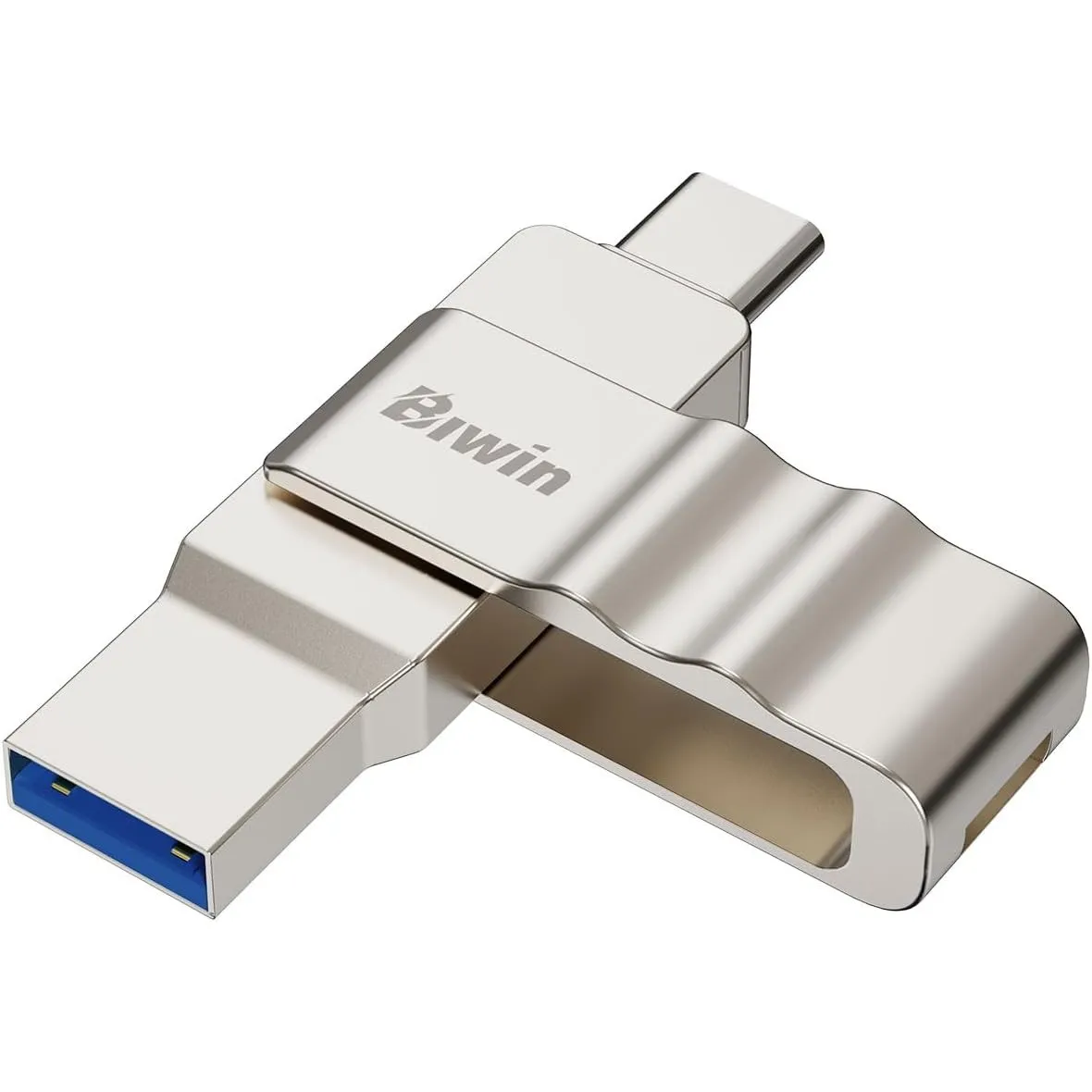 Biwin USB-Stick UD150 256GB USB 3.2 Gen1, bis zu 150 MB/s, mit Dual-Anschluss (Typ-A & Typ-C) für PC, Laptop, MacBook &…