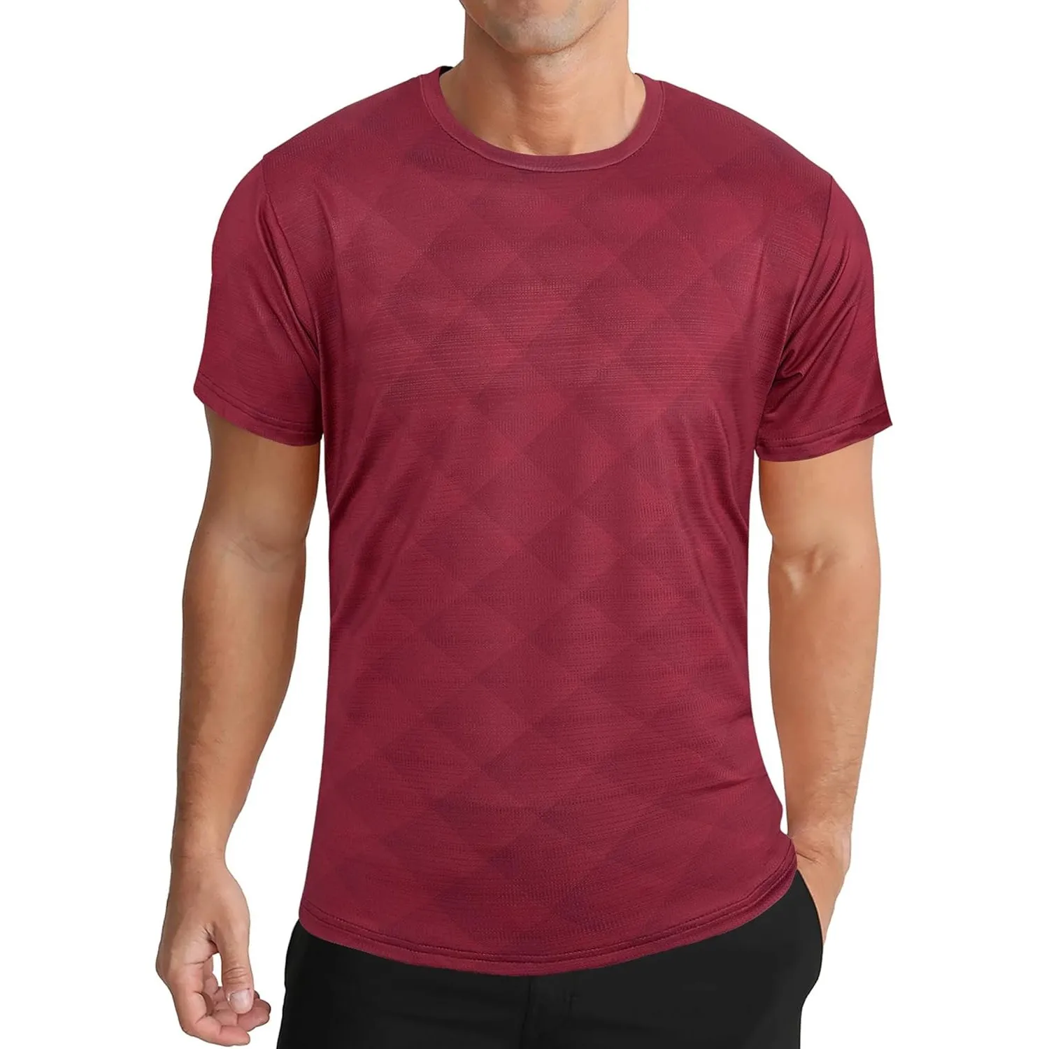 APTRO Herren T Shirt Sport Tshirts Trainingsshirt Funktionsshirt Schnelltrocknend Laufshirt Gym Shirt Farbverlauf
