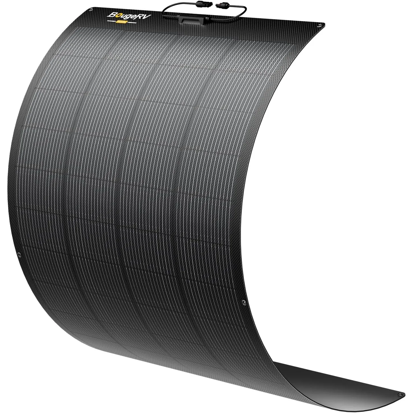 BougeRV Arch Pro 200W Flexible Solarpanel mit 28 Bypass-Dioden, ETFE, N-Typ | Schattentolerantes, 270° Flexibles Monokr…
