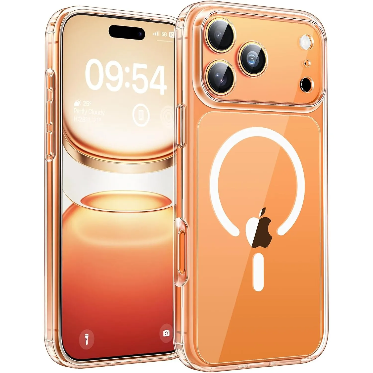 TOCOL für iPhone 17 Pro Max Hülle, Kompatibel mit MagSafe, Transparent