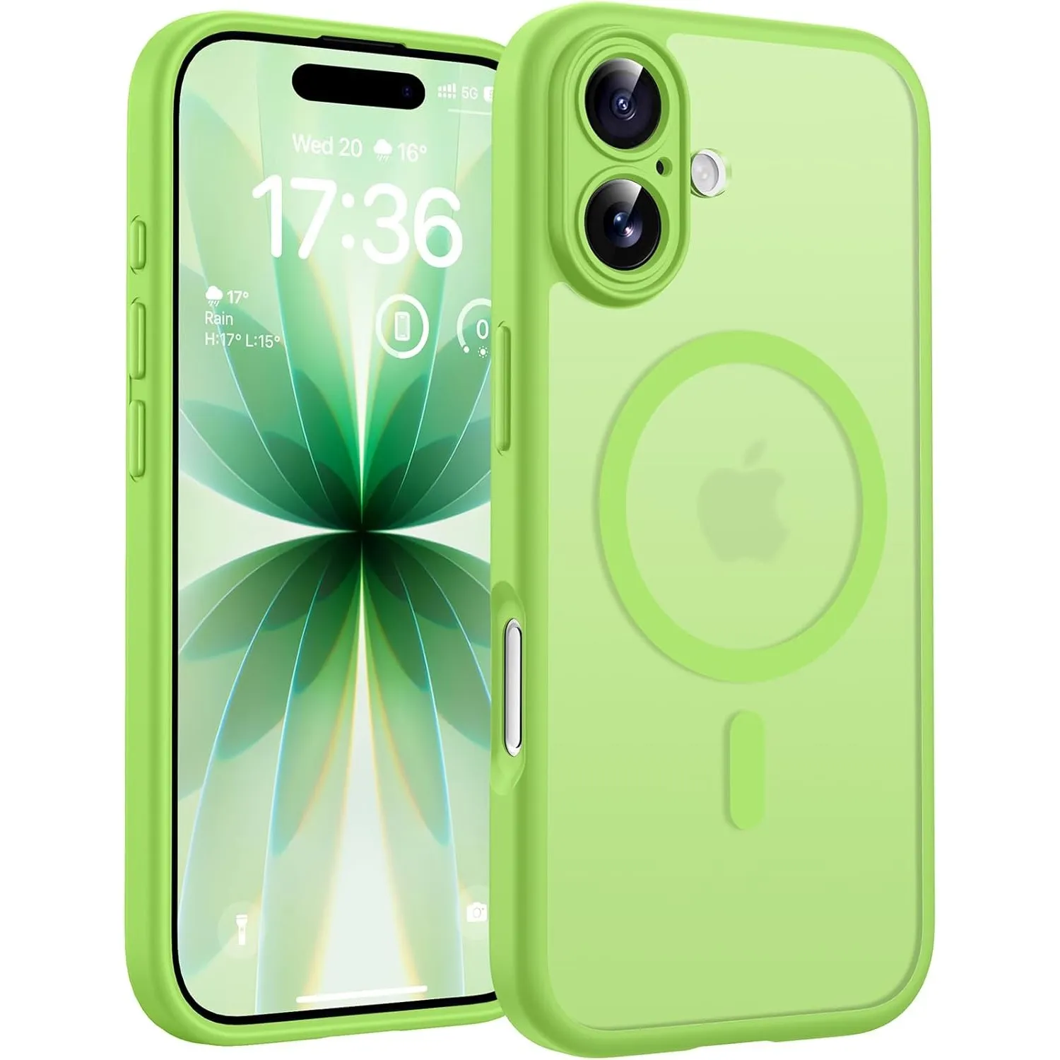 TOCOL für iPhone 17 Hülle, Kompatibel mit MagSafe, Grün