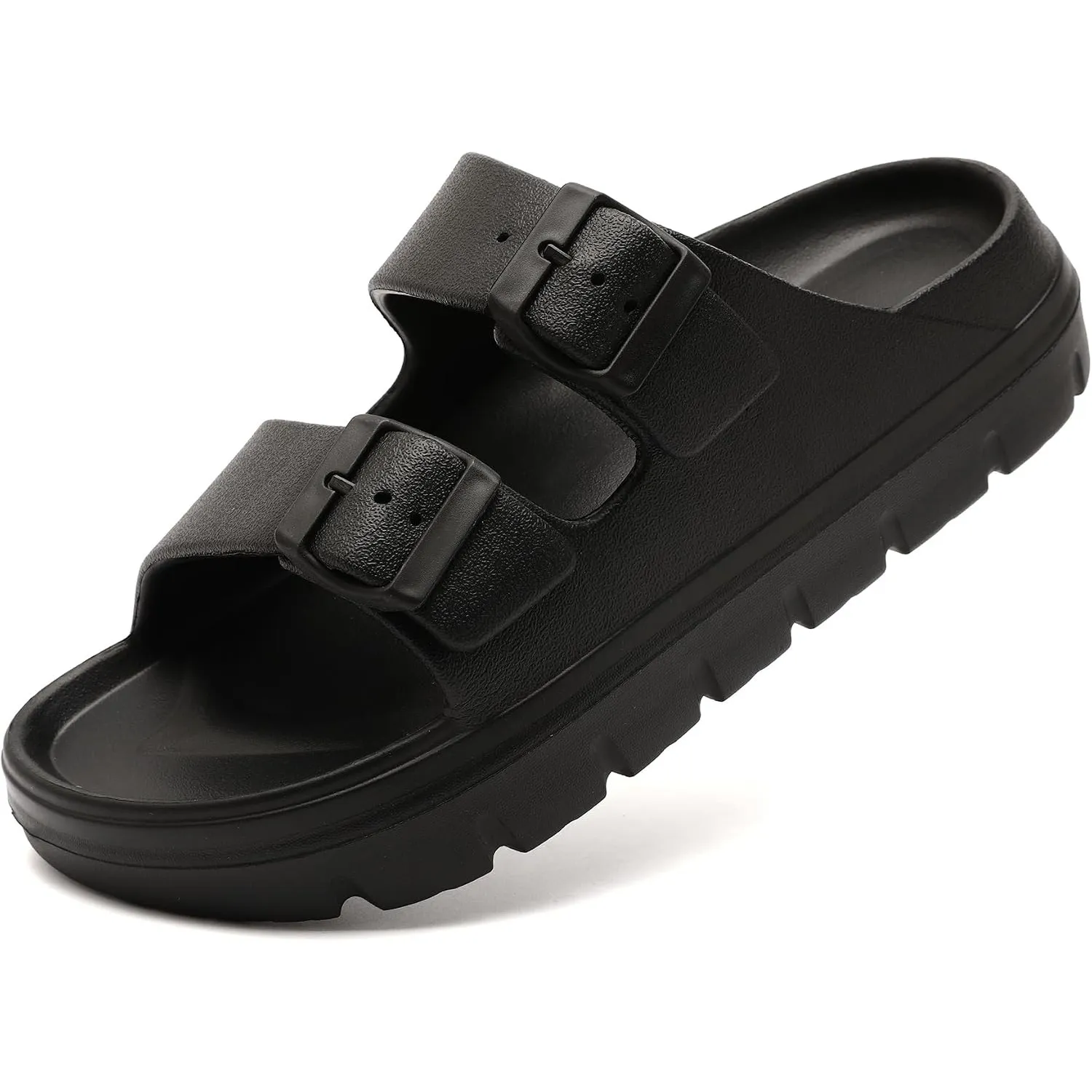 Sandalen Damen Sommer,Orthopädische Damen Bequeme Folien Dicke Sohlen Plattform Sandalen mit einstellbarer Schnalle und…