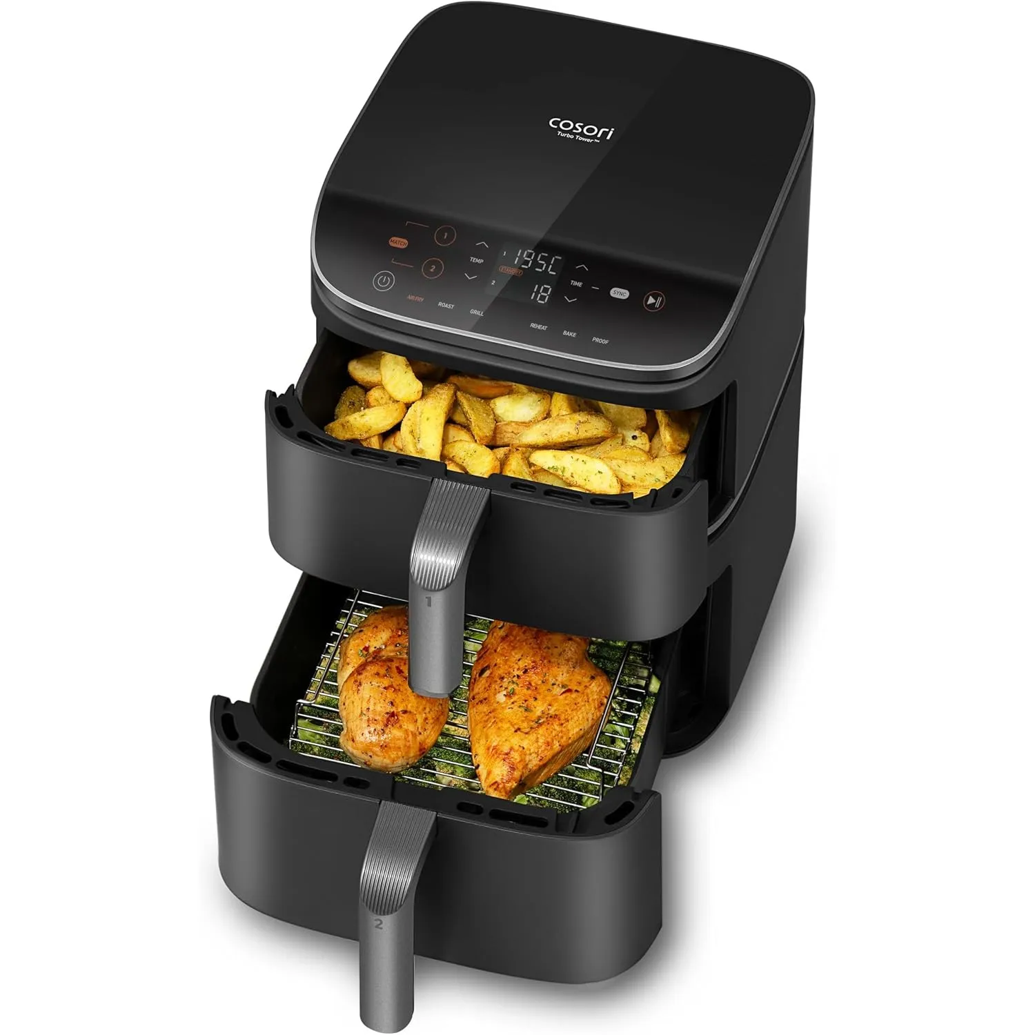 Cosori Airfryer, exklusive TurboBlaze-Tech, 10,8L