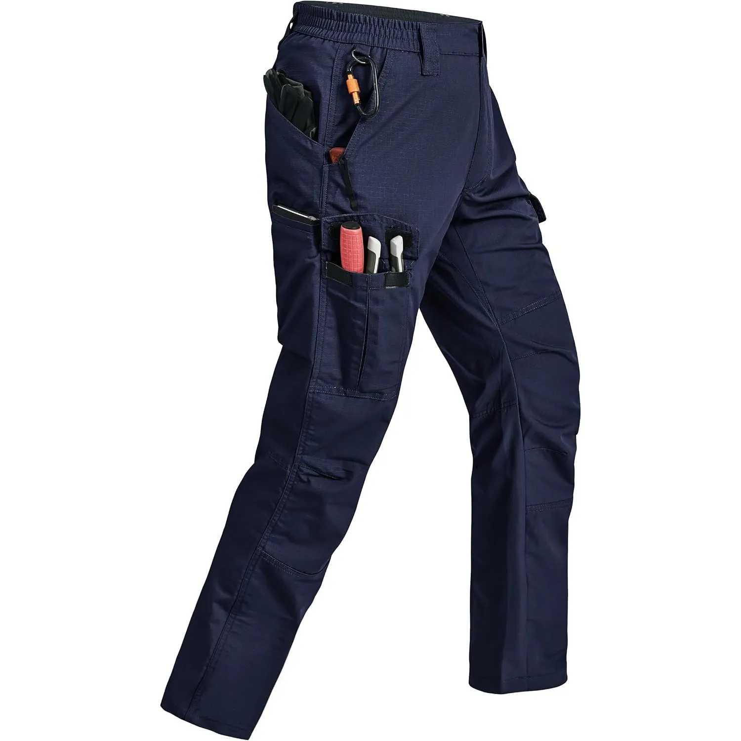 Rapoo Cargohose Herren Outdoor Workwear Wanderhose Arbeitshosen Männer Ripstop Taktische Hose Sommer mit Multi Taschen