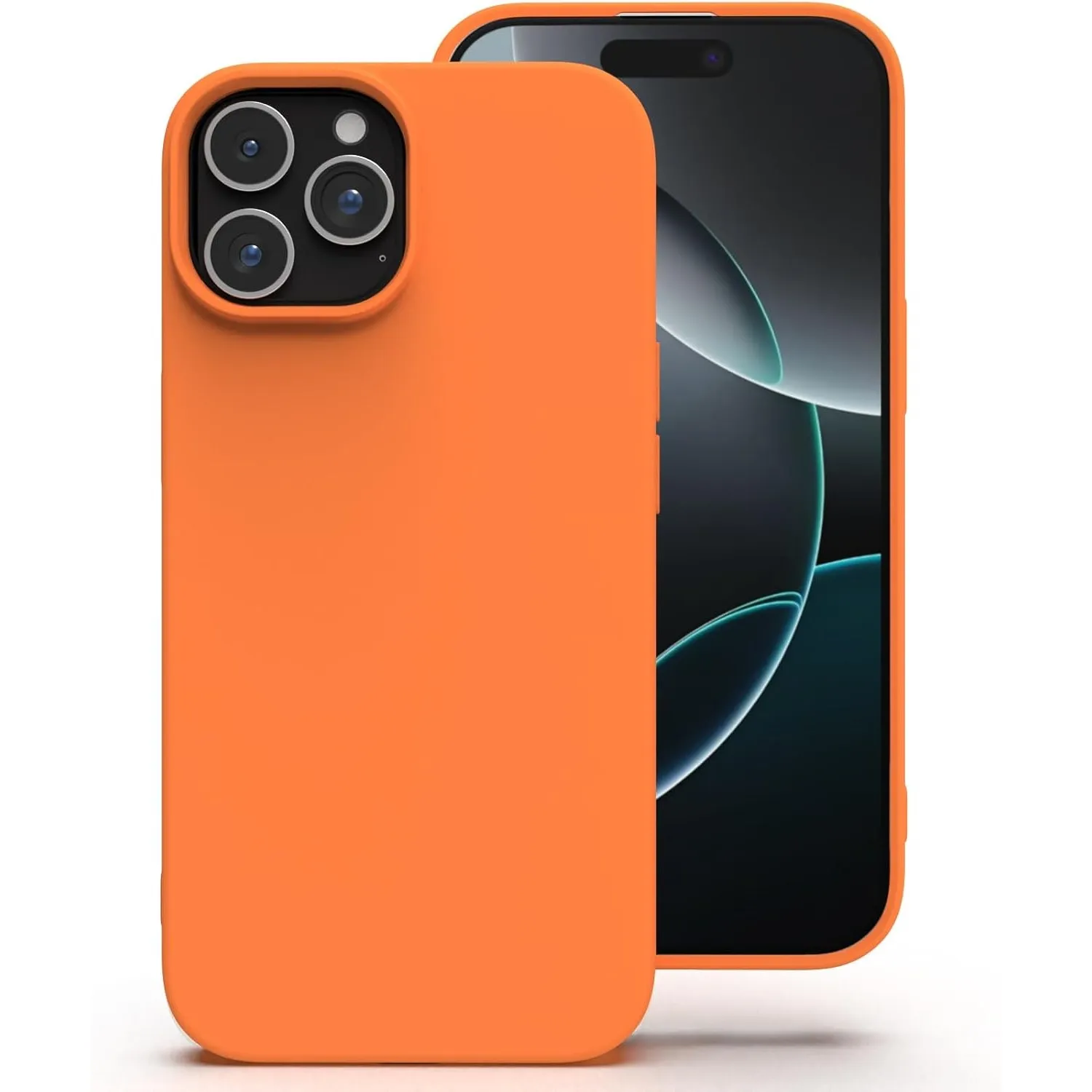 Zuvirelx Silikon Handyhülle für iPhone 16 Pro Hülle, Weiches Griff, Dünne, Minimalistisch, Stoßfest, rutschfest, Tasche…