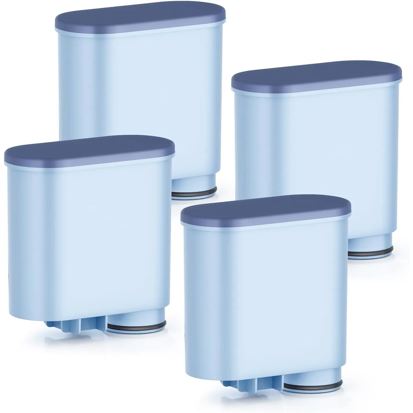 Mutital 4er-Pack Kaffeemaschinen-Wasserfilter Ersatz für Philips AquaClean