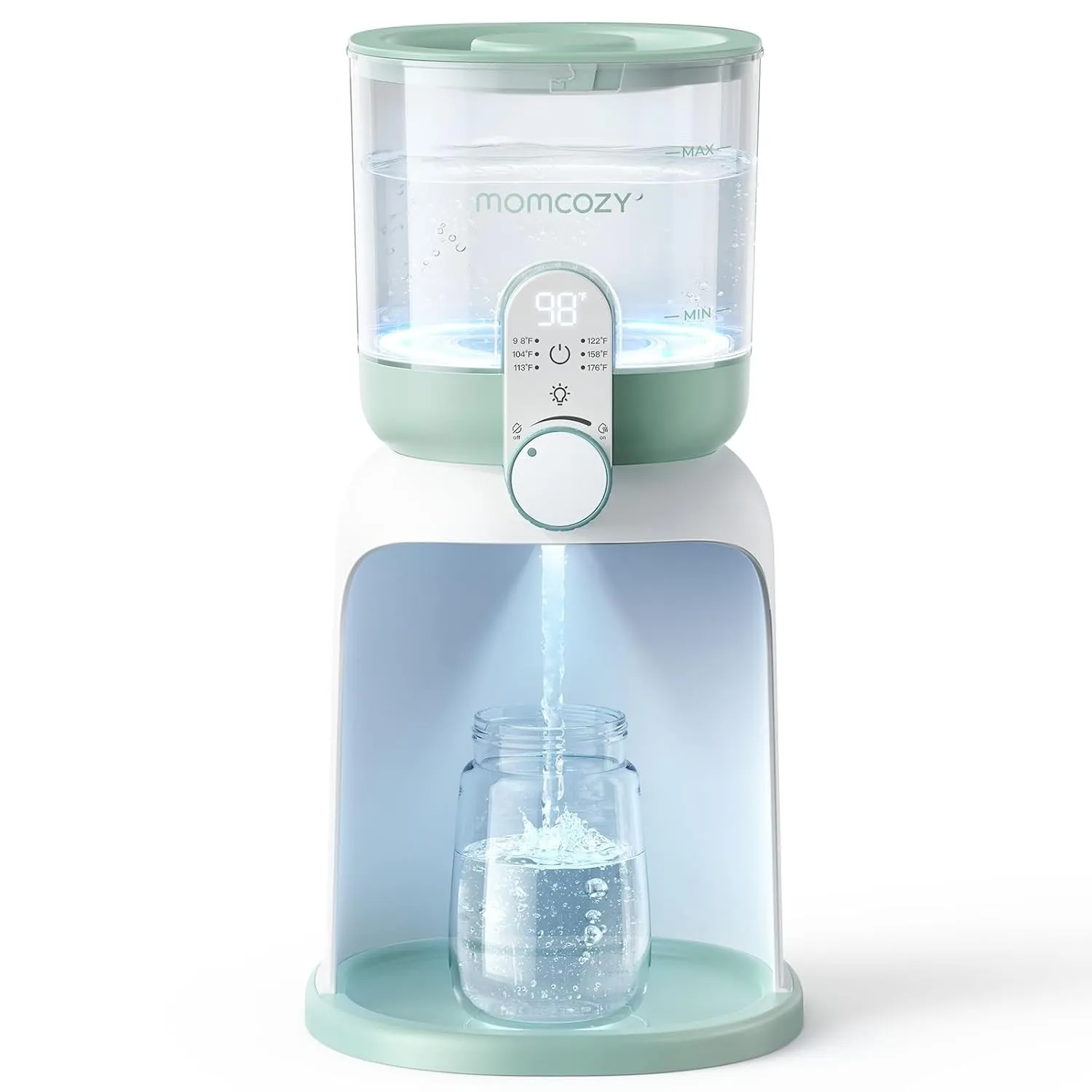 Momcozy Flaschenzubereiter Baby mit Dual-Licht, 1,69 Liter Großvolumen