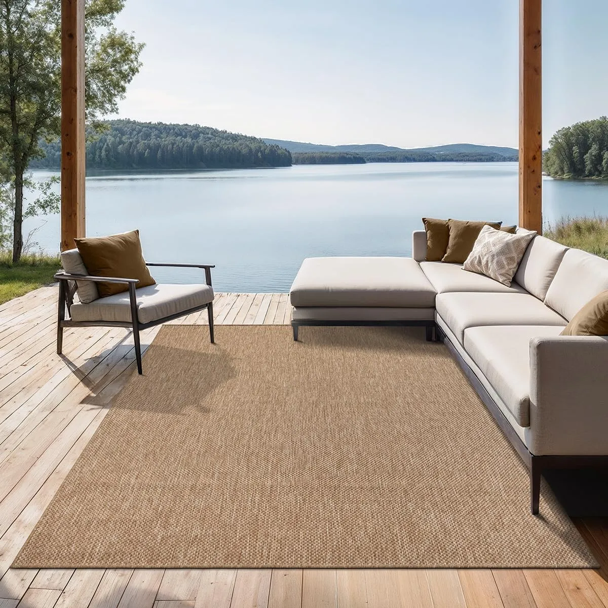 the carpet Mistra – Outdoor Teppich, Wetterfest, UV-beständig & pflegeleicht, für Balkon, Terrasse & Garten, auch für W…