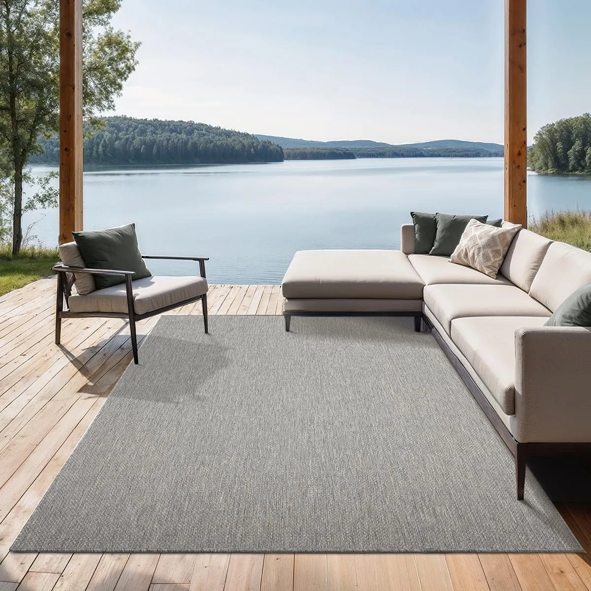 the carpet Mistra – Outdoor Teppich, Wetterfest, UV-beständig & pflegeleicht, für Balkon, Terrasse & Garten, auch für W…