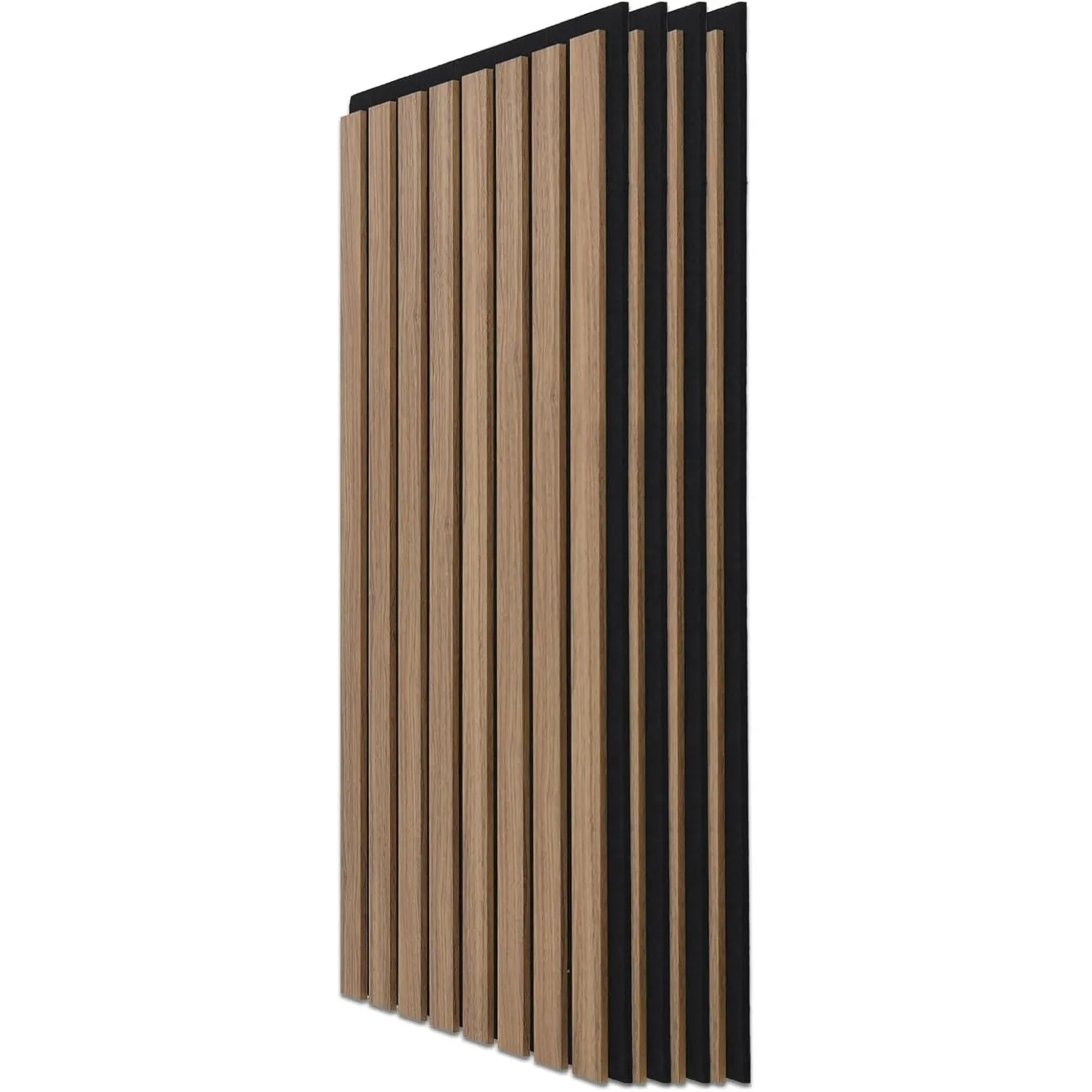 Art3d 20 Stück Akustikpaneele Dunkle Walnuss | 3D Schallabsorber Paneele | Holzfurnier auf Akustikfilz | Ideal für Büro…
