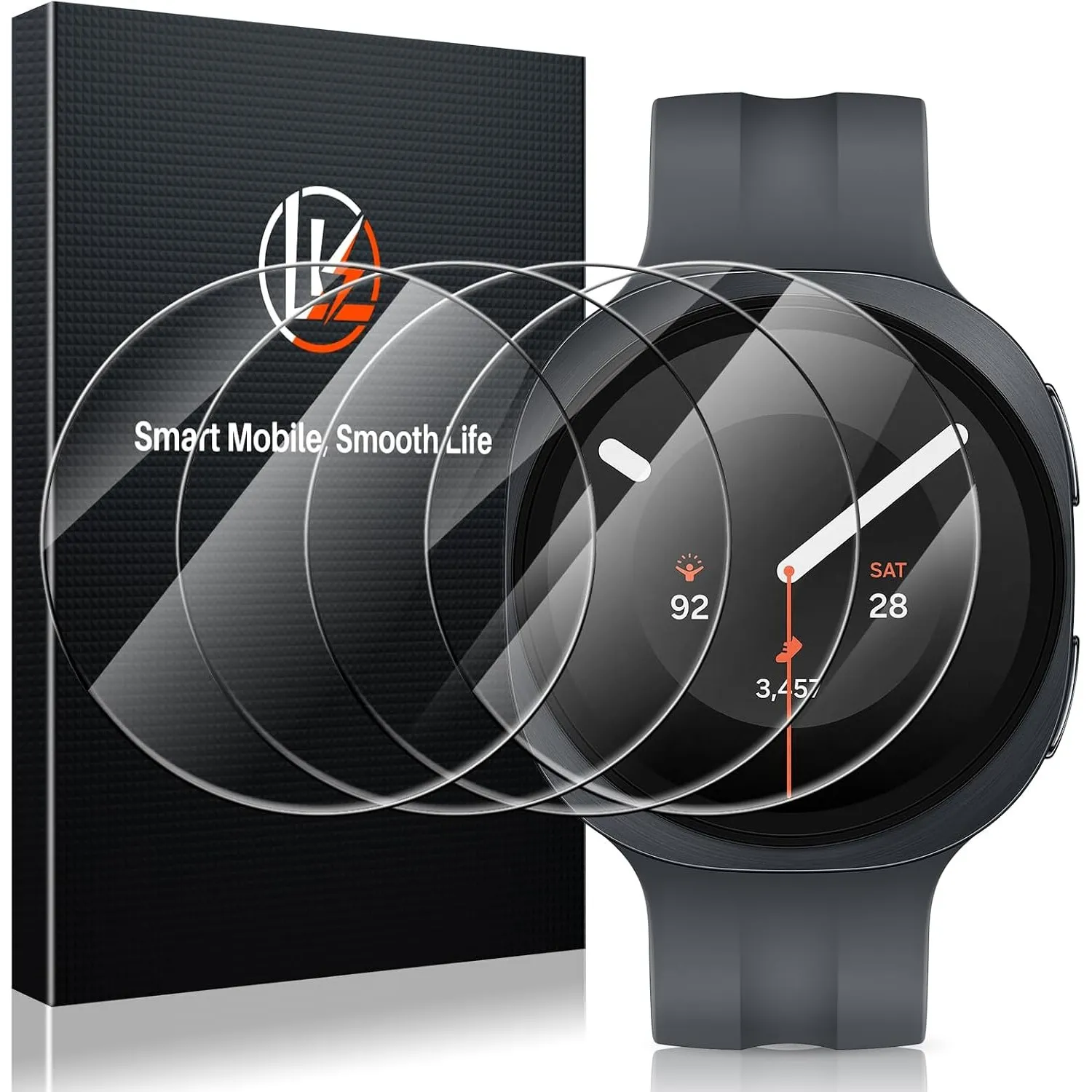 LK 4 Stück für Samsung Galaxy Watch 9/8 44mm für Panzerglas