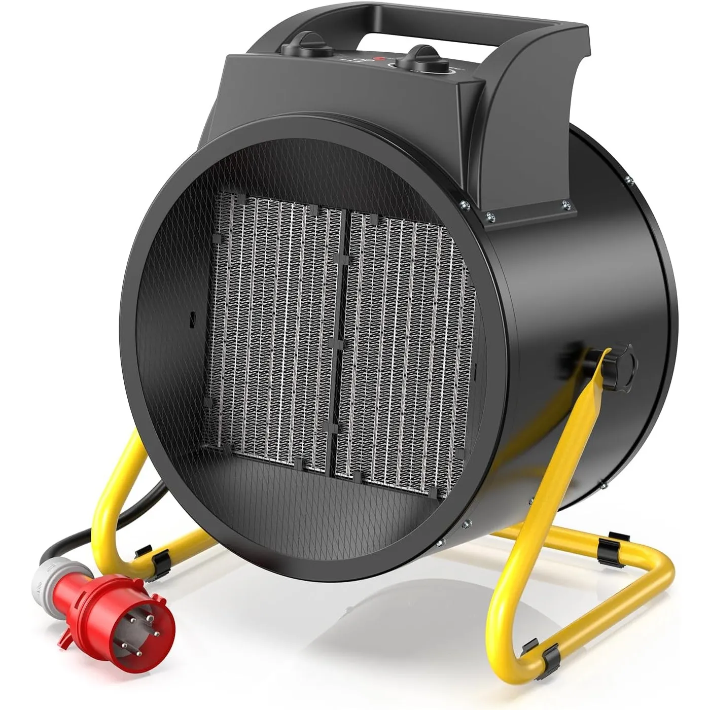 DAHTEC Elektro Heizlüfter 9 kW Keramik mit Thermostat, 2 Heizstufen